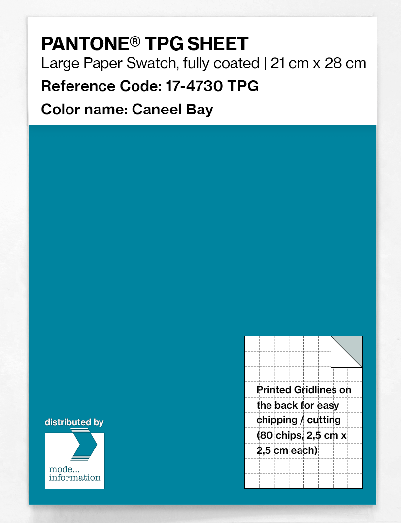 Artikelbild 1 des Artikels “PANTONE® TPG SHEET 17-4730 TPG Caneel Bay “