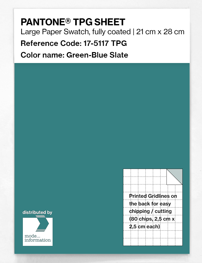 Artikelbild 1 des Artikels “PANTONE® TPG SHEET 17-5117 TPG Green-Blue Slate “