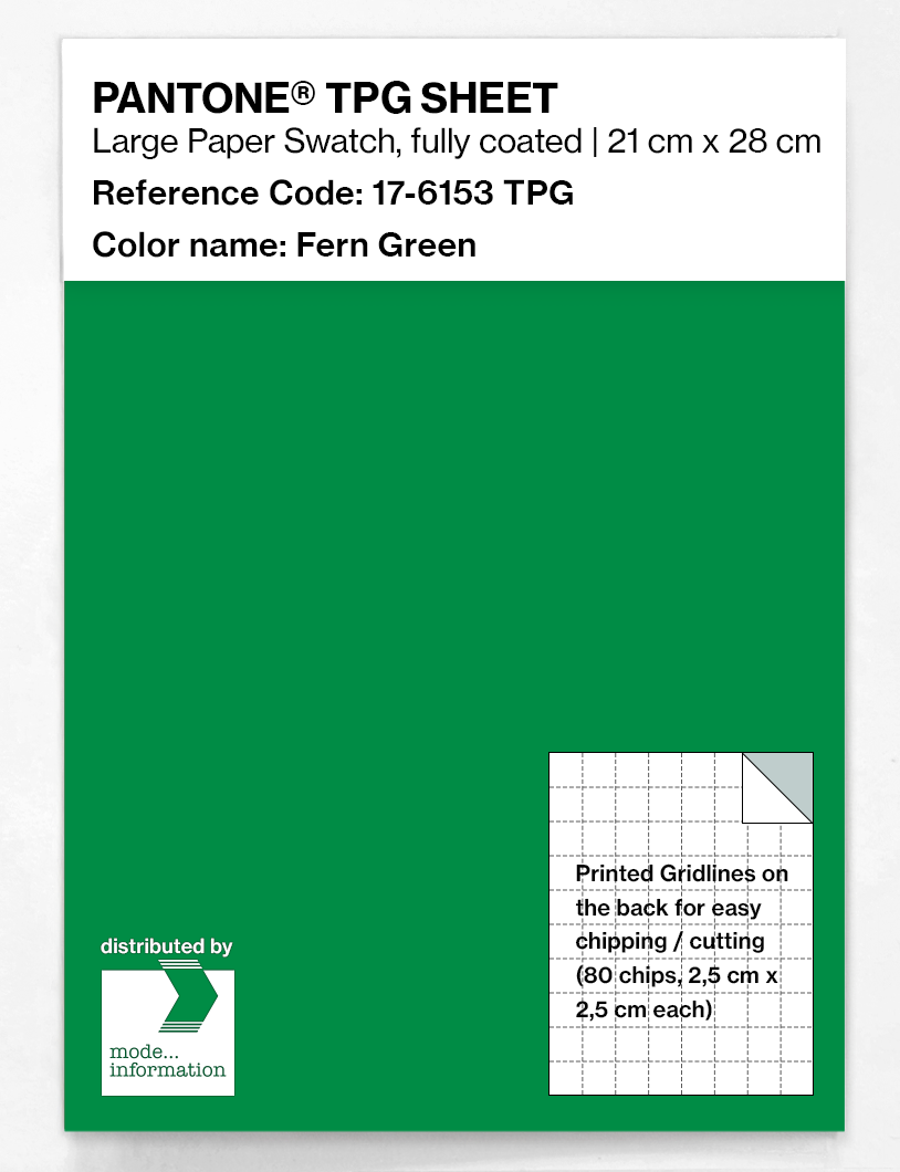 Artikelbild 1 des Artikels “PANTONE® TPG SHEET 17-6153 TPG Fern Green “