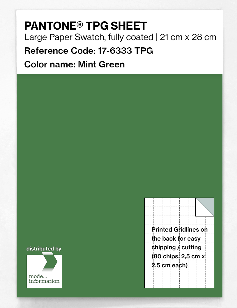Artikelbild 1 des Artikels “PANTONE® TPG SHEET 17-6333 TPG Mint Green “