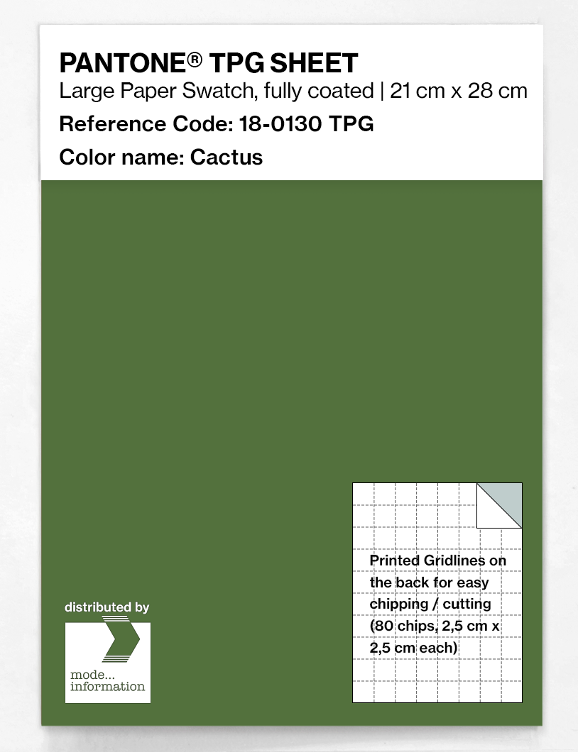 Artikelbild 1 des Artikels “PANTONE® TPG SHEET 18-0130 TPG Cactus “