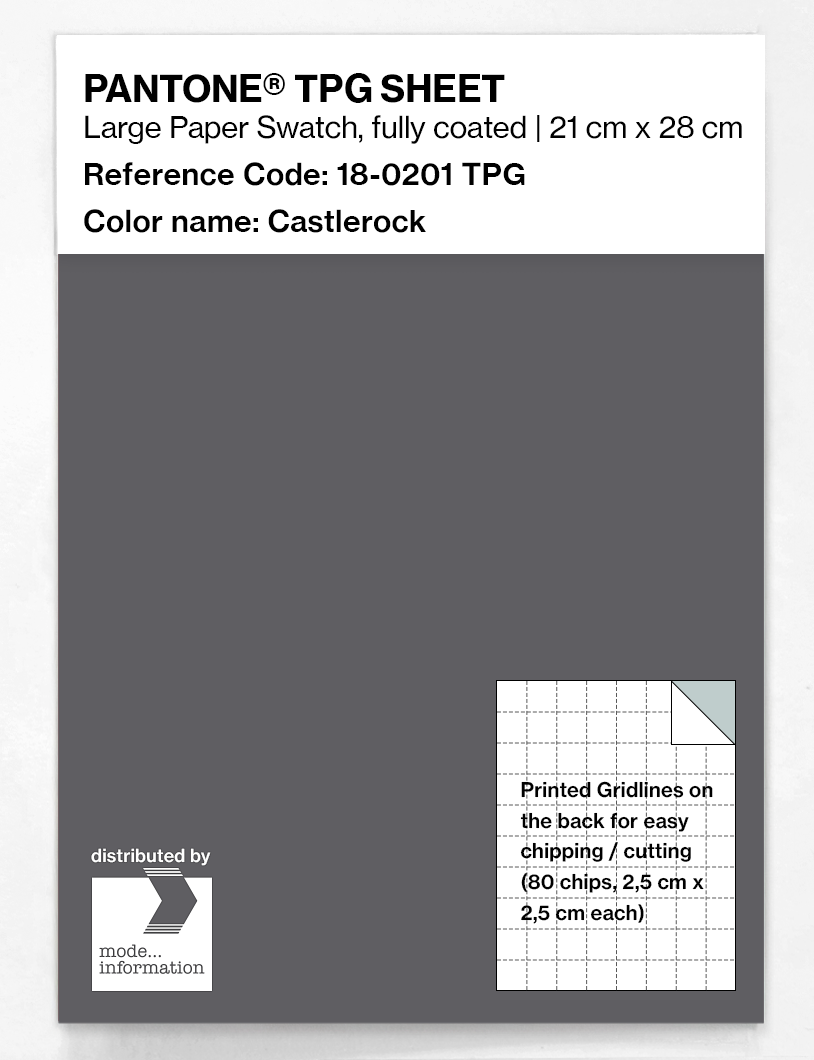 Artikelbild 1 des Artikels “PANTONE® TPG SHEET 18-0201 TPG Castlerock “