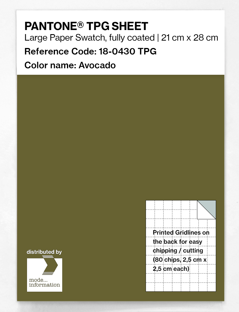Artikelbild 1 des Artikels “PANTONE® TPG SHEET 18-0430 TPG Avocado “