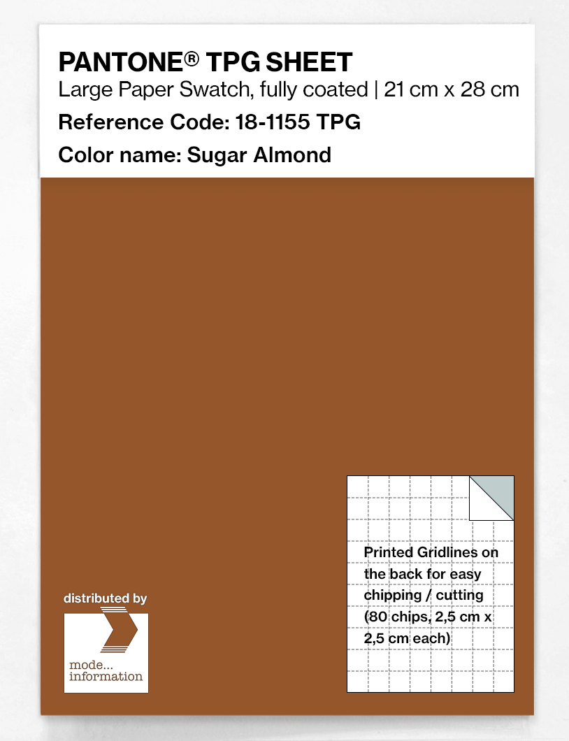 Artikelbild 1 des Artikels “PANTONE® TPG SHEET 18-1155 TPG Sugar Almond “