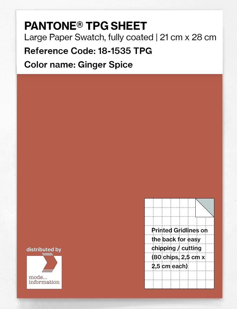 Artikelbild 1 des Artikels “PANTONE® TPG SHEET 18-1535 TPG Ginger Spice “