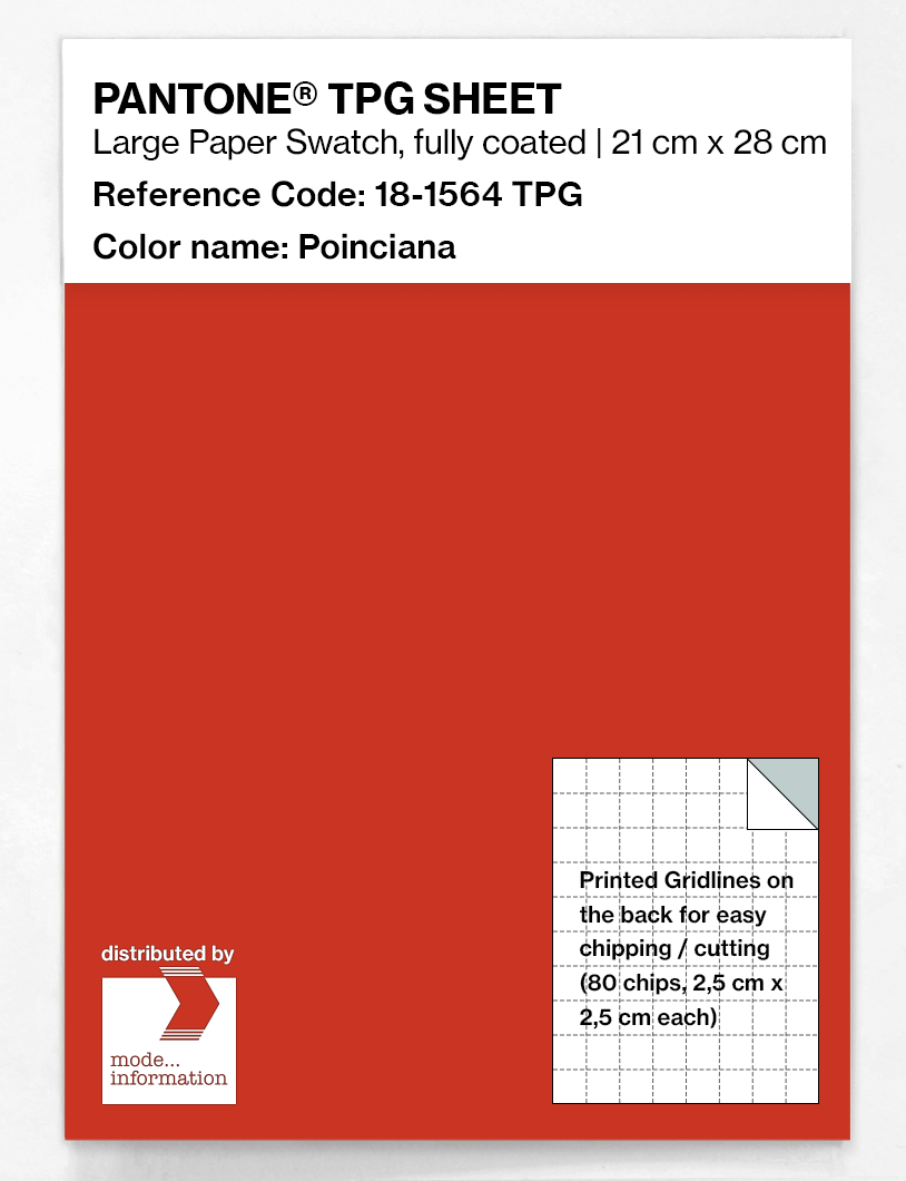 Artikelbild 1 des Artikels “PANTONE® TPG SHEET 18-1564 TPG Poinciana “