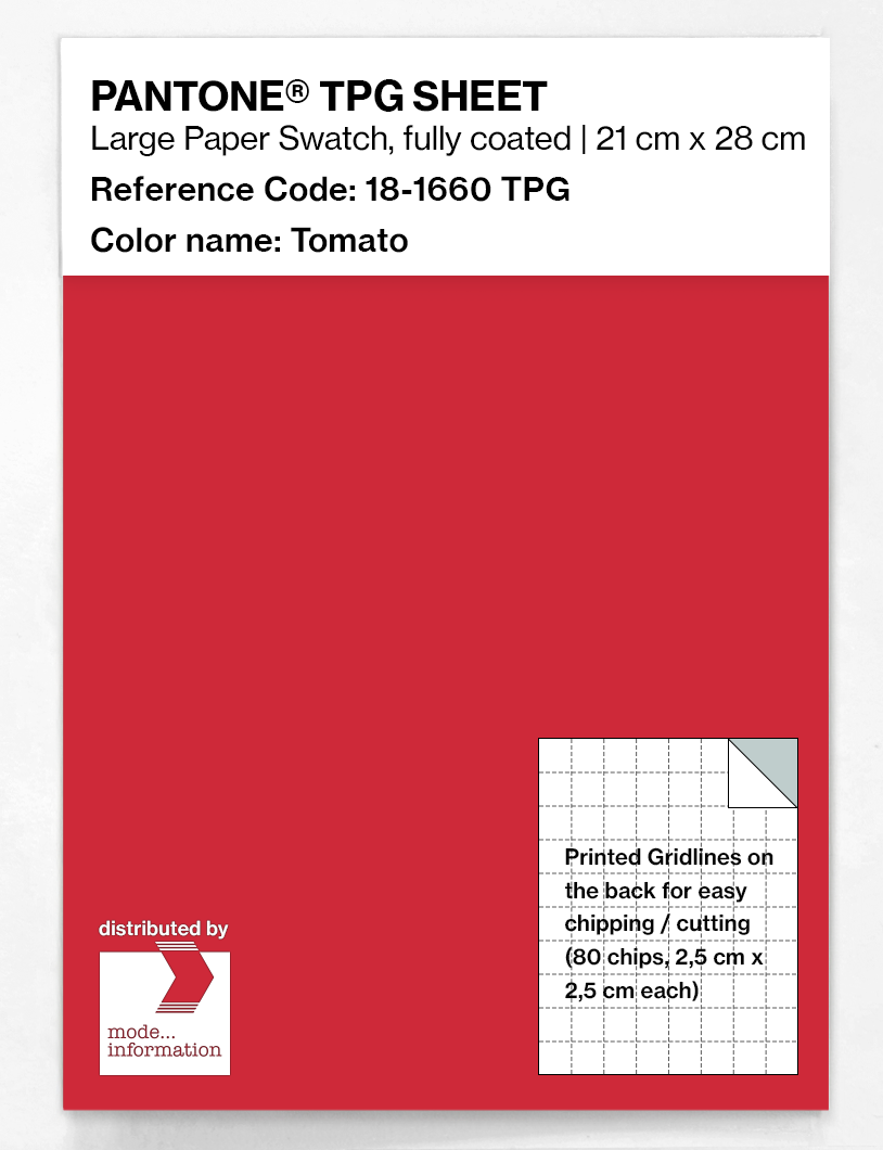Artikelbild 1 des Artikels “PANTONE® TPG SHEET 18-1660 TPG Tomato “