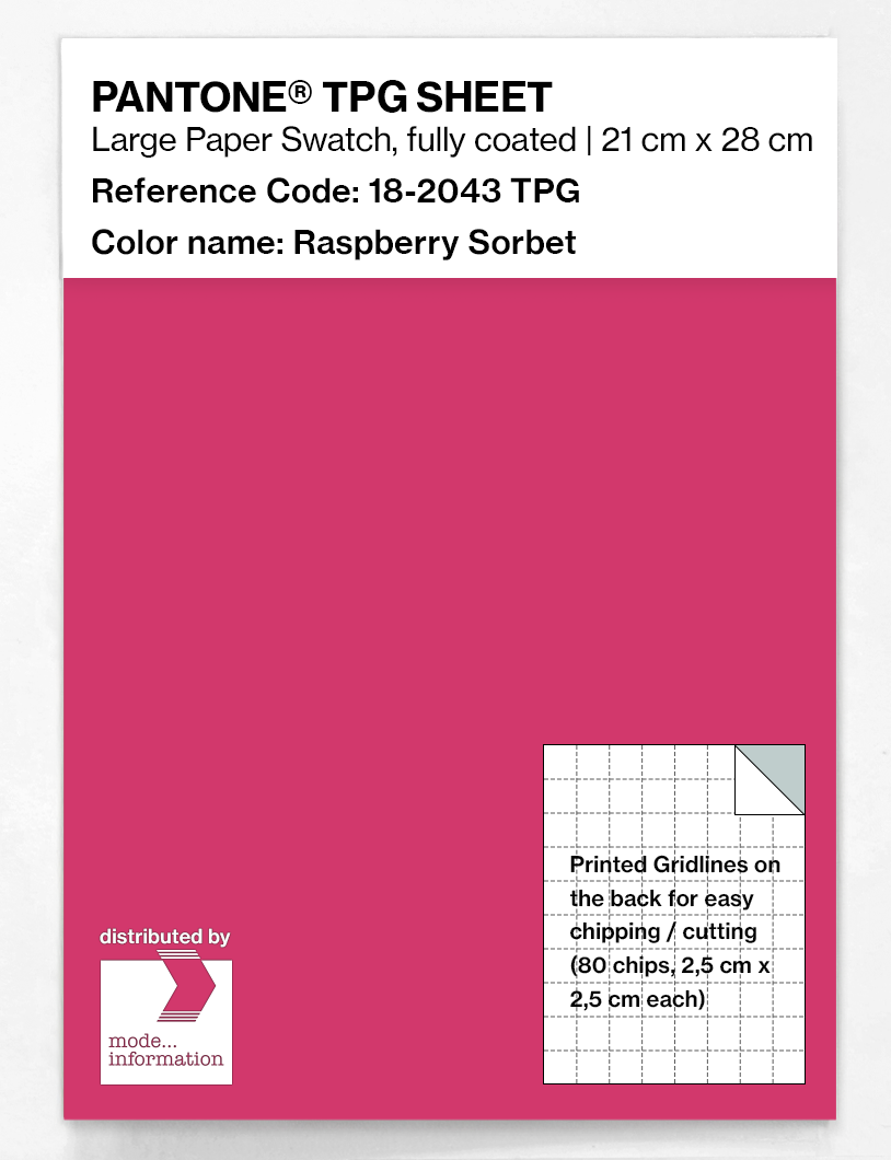 Artikelbild 1 des Artikels “PANTONE® TPG SHEET 18-2043 TPG Raspberry Sorbet “
