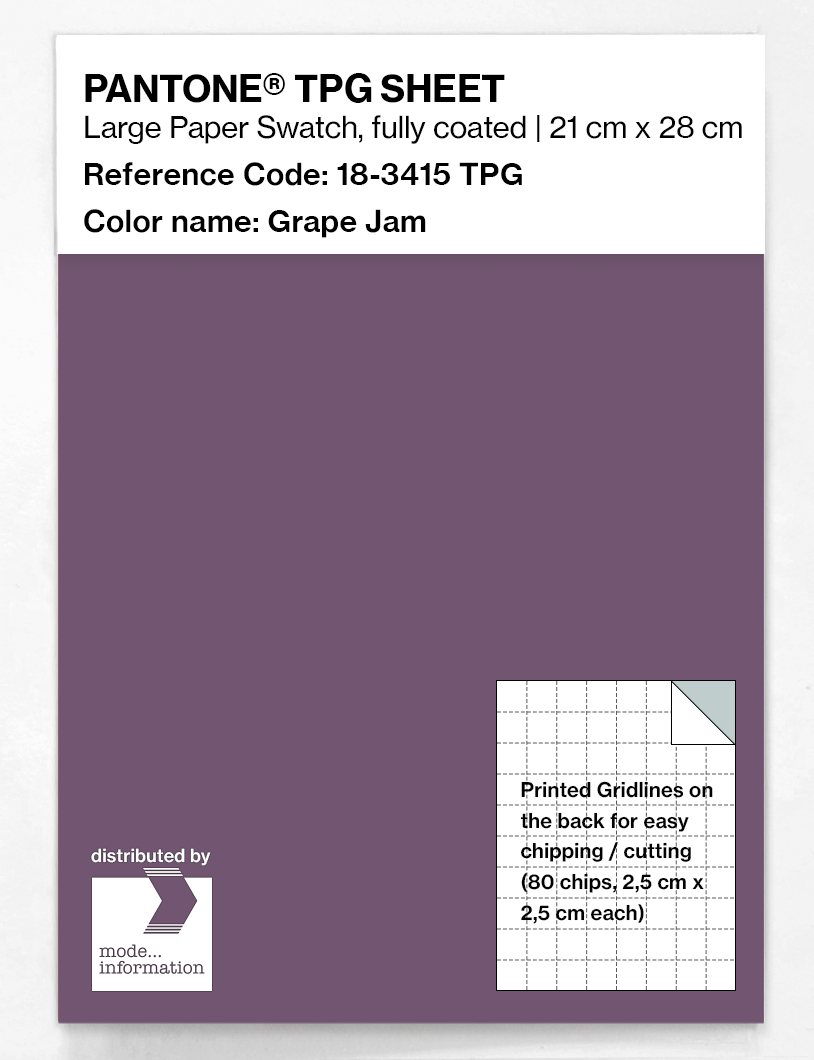 Artikelbild 1 des Artikels “PANTONE® TPG SHEET 18-3415 TPG Grape Jam “