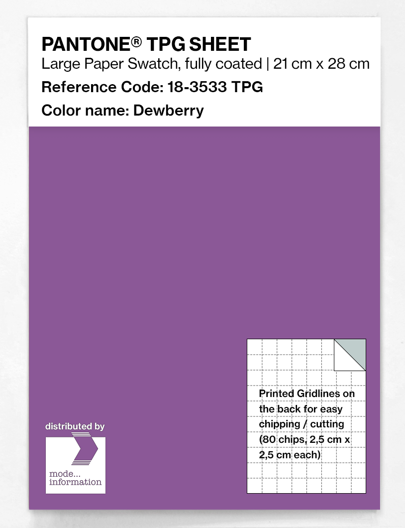 Artikelbild 1 des Artikels “PANTONE® TPG SHEET 18-3533 TPG Dewberry “