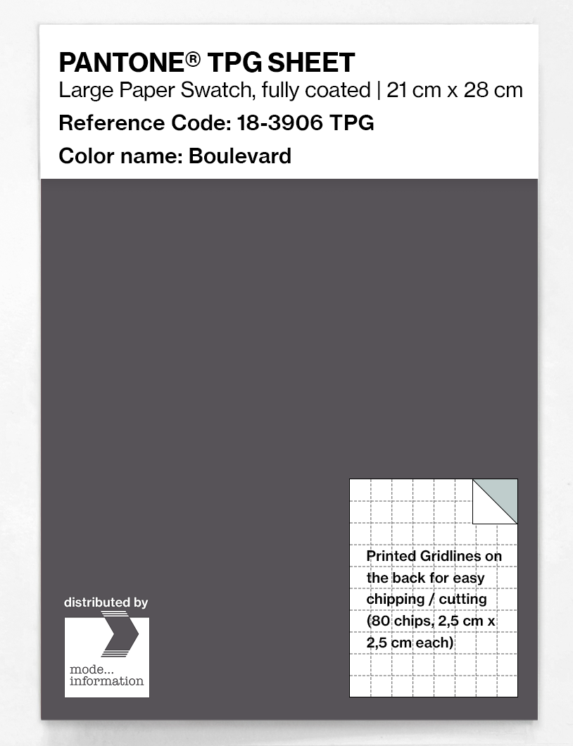 Artikelbild 1 des Artikels “PANTONE® TPG SHEET 18-3906 TPG Boulevard “