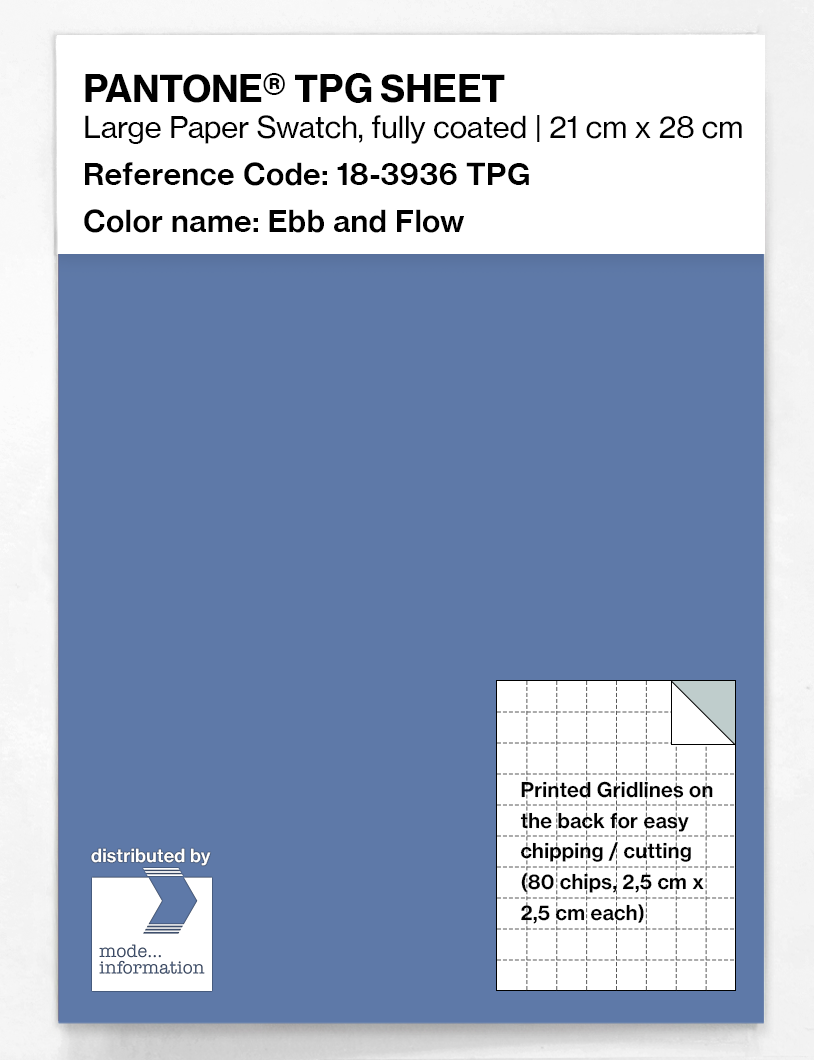 Product image 1 of the product “PANTONE® TPG SHEET 18-3936 TPG Ebb and Flow ”