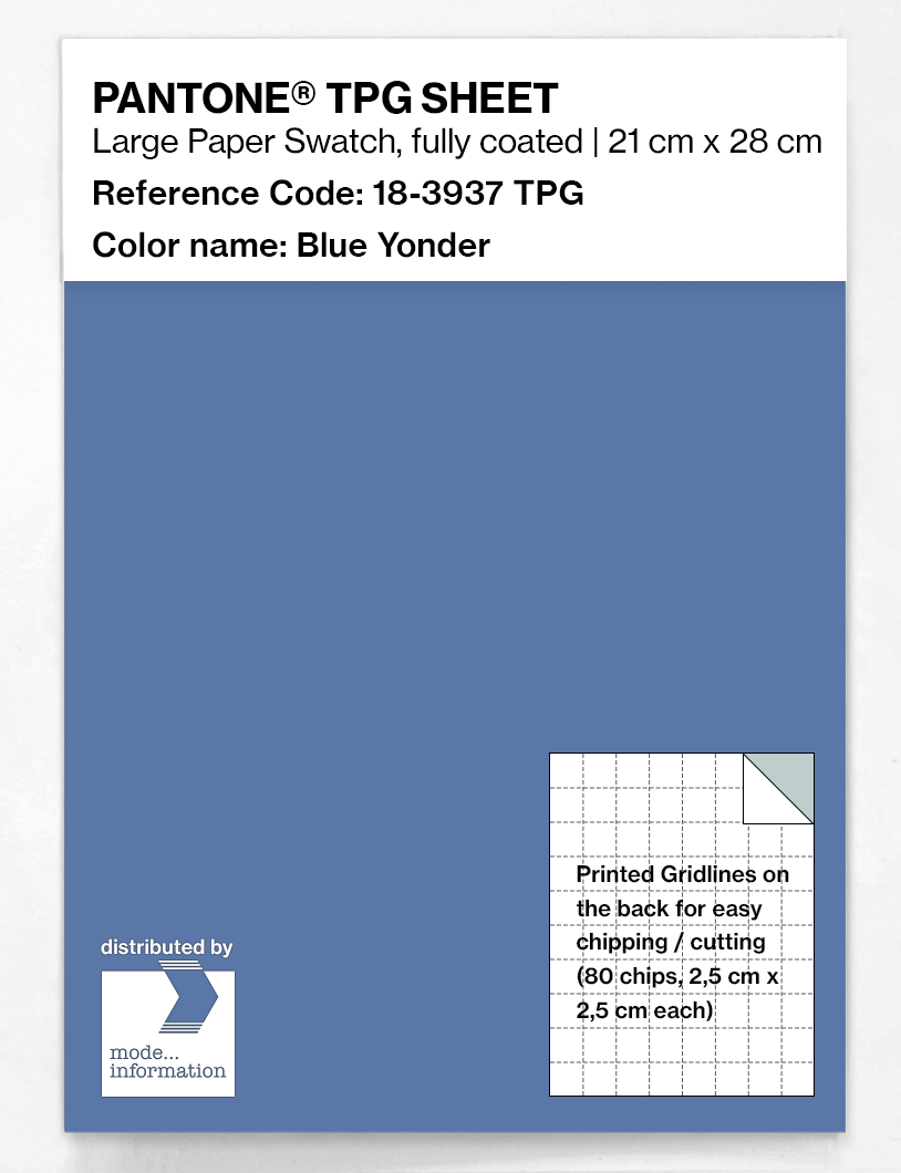 Artikelbild 1 des Artikels “PANTONE® TPG SHEET 18-3937 TPG Blue Yonder “