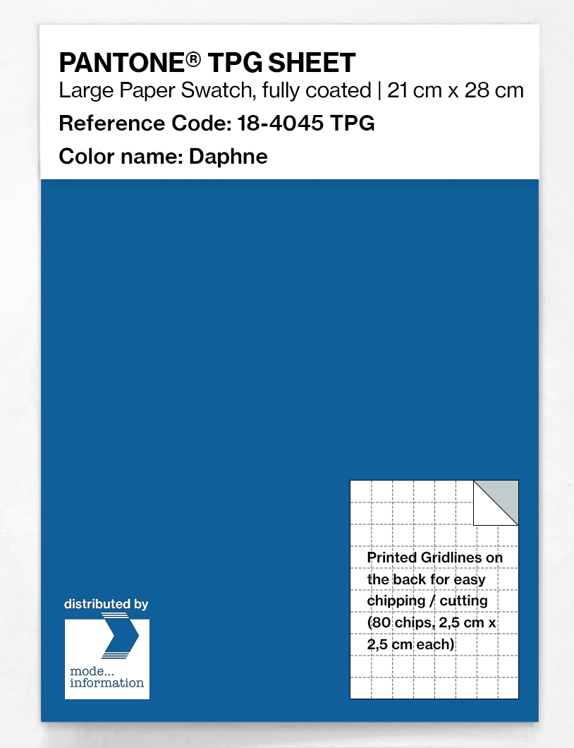 Artikelbild 1 des Artikels “PANTONE® TPG SHEET 18-4045 TPG Daphne “