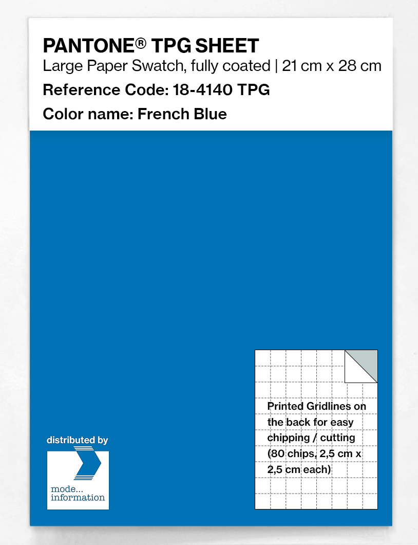 Artikelbild 1 des Artikels “PANTONE® TPG SHEET 18-4140 TPG French Blue “