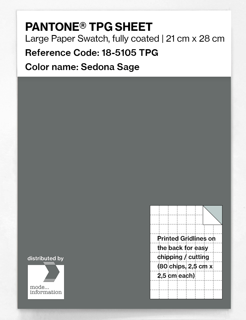 Artikelbild 1 des Artikels “PANTONE® TPG SHEET 18-5105 TPG Sedona Sage “
