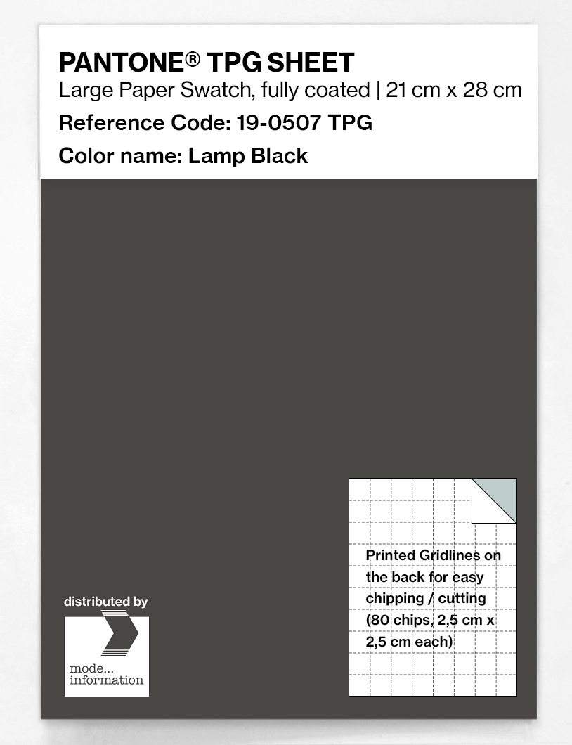 Artikelbild 1 des Artikels “PANTONE® TPG SHEET 19-0507 TPG Lamp Black “