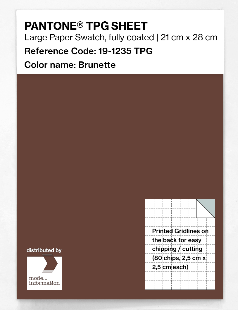 Artikelbild 1 des Artikels “PANTONE® TPG SHEET 19-1235 TPG Brunette “
