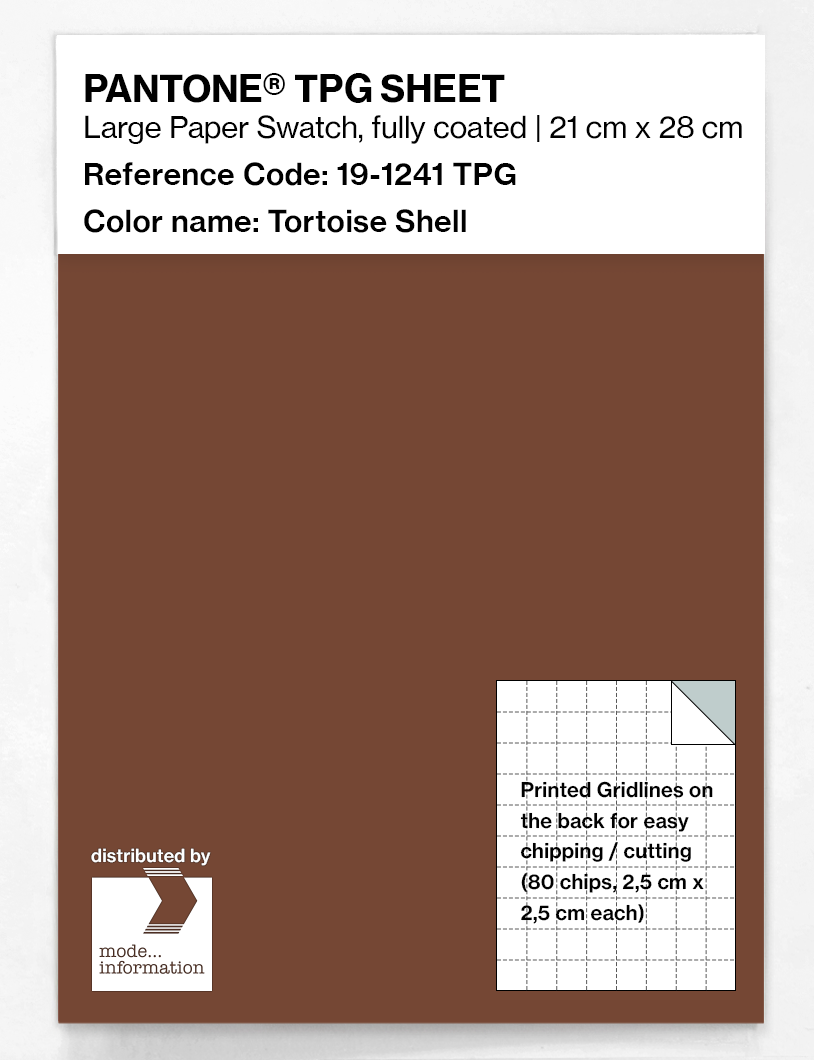 Artikelbild 1 des Artikels “PANTONE® TPG SHEET 19-1241 TPG Tortoise Shell “