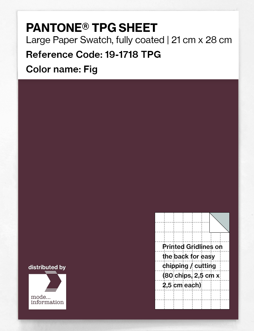 Artikelbild 1 des Artikels “PANTONE® TPG SHEET 19-1718 TPG Fig “
