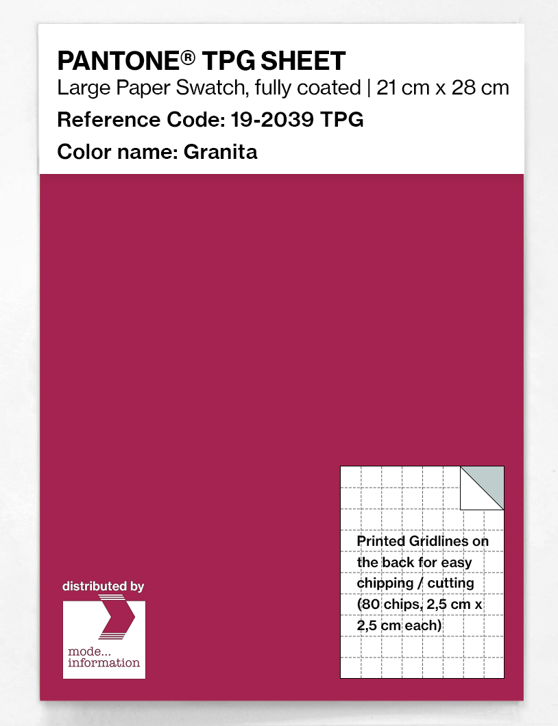 Artikelbild 1 des Artikels “PANTONE® TPG SHEET 19-2039 TPG Granita “