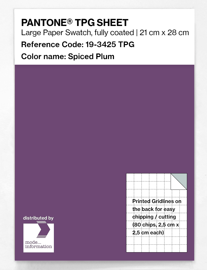 Artikelbild 1 des Artikels “PANTONE® TPG SHEET 19-3425 TPG Spiced Plum “