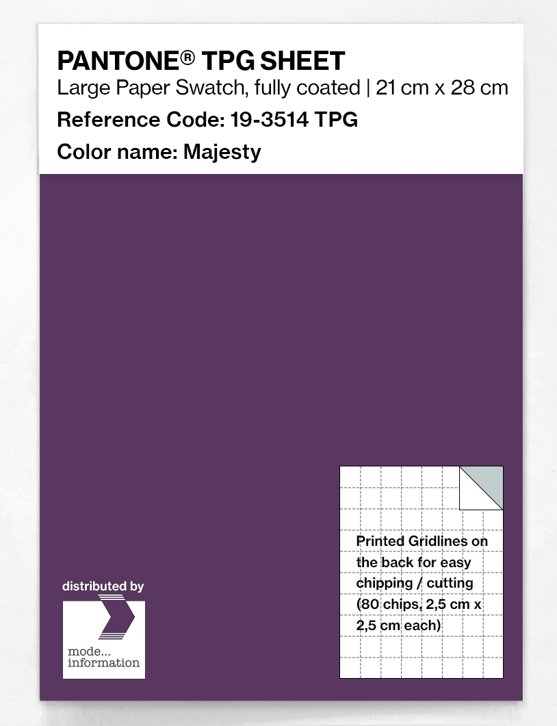 Artikelbild 1 des Artikels “PANTONE® TPG SHEET 19-3514 TPG Majesty “