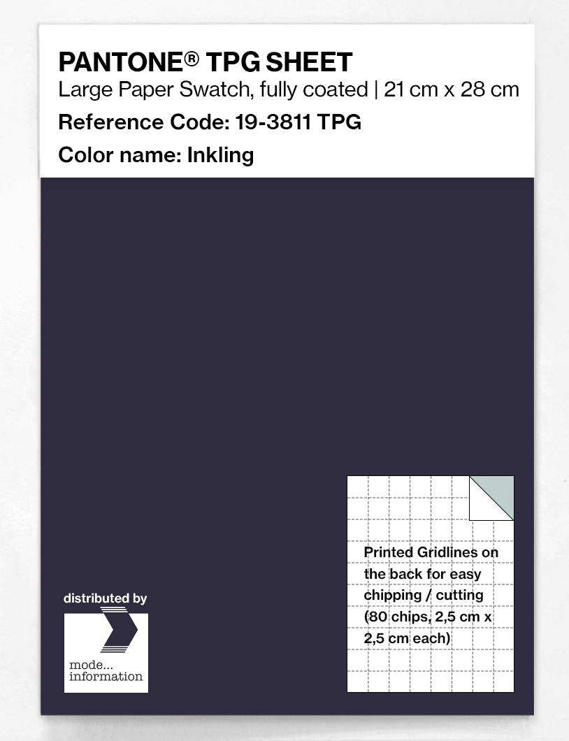 Product image 1 of the product “PANTONE® TPG SHEET 19-3811 TPG Inkling ”