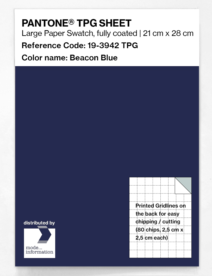Artikelbild 1 des Artikels “PANTONE® TPG SHEET 19-3942 TPG Beacon Blue “