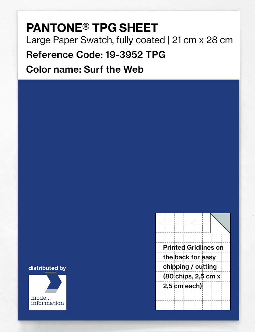 Artikelbild 1 des Artikels “PANTONE® TPG SHEET 19-3952 TPG Surf the Web “