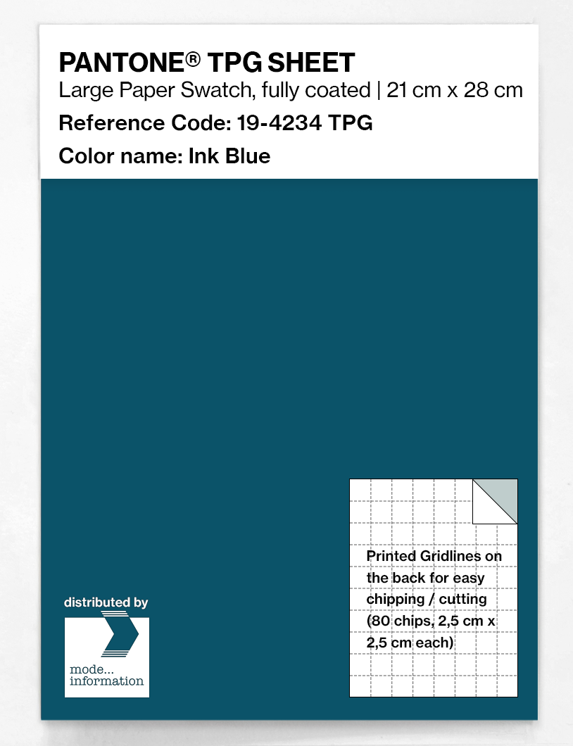 Artikelbild 1 des Artikels “PANTONE® TPG SHEET 19-4234 TPG Ink Blue “