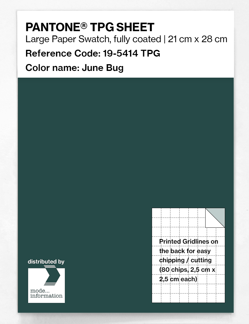Artikelbild 1 des Artikels “PANTONE® TPG SHEET 19-5414 TPG June Bug “