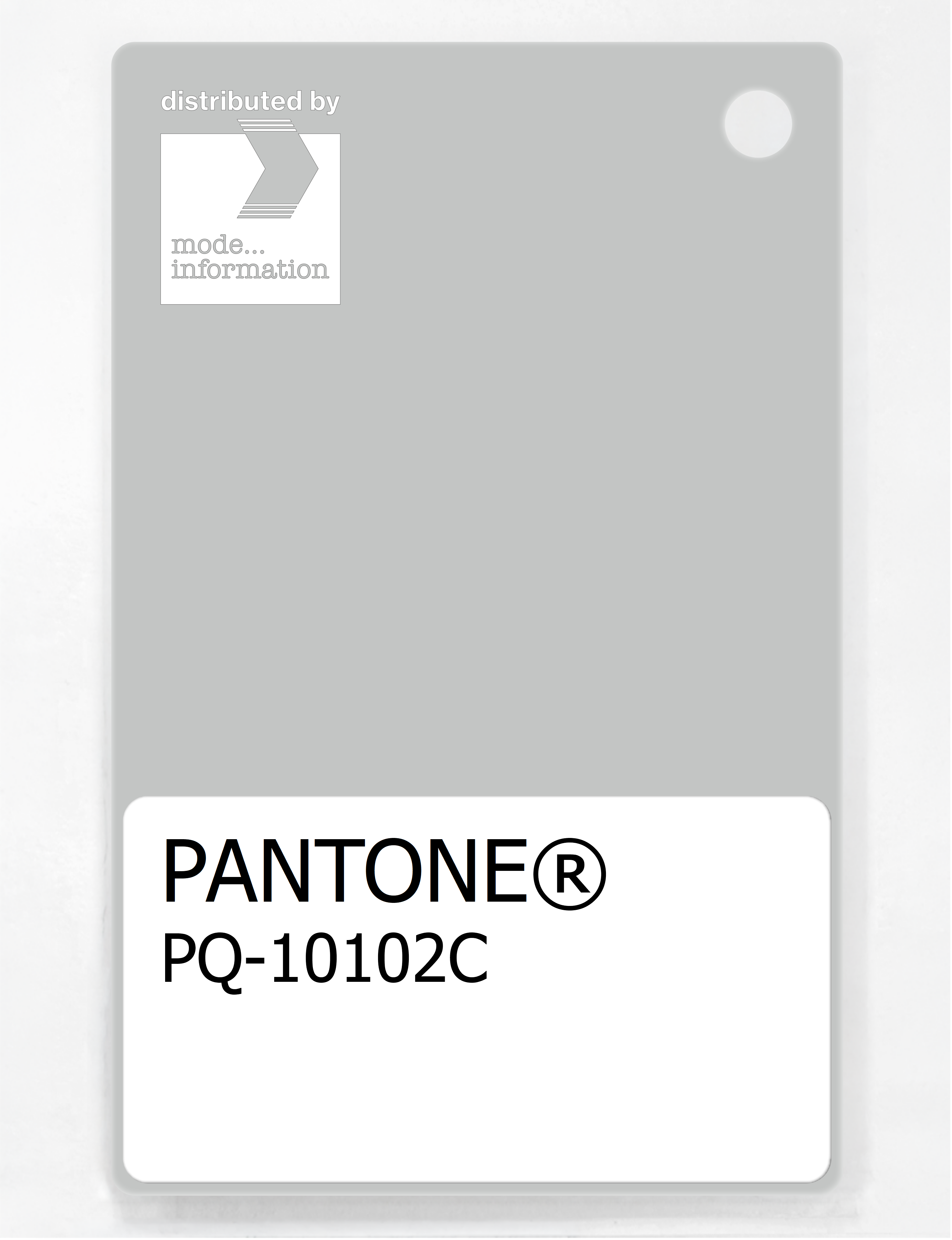Product image 1 of the product “PANTONE® PLASTIC STANDARD CHIP PQ 10102C ”