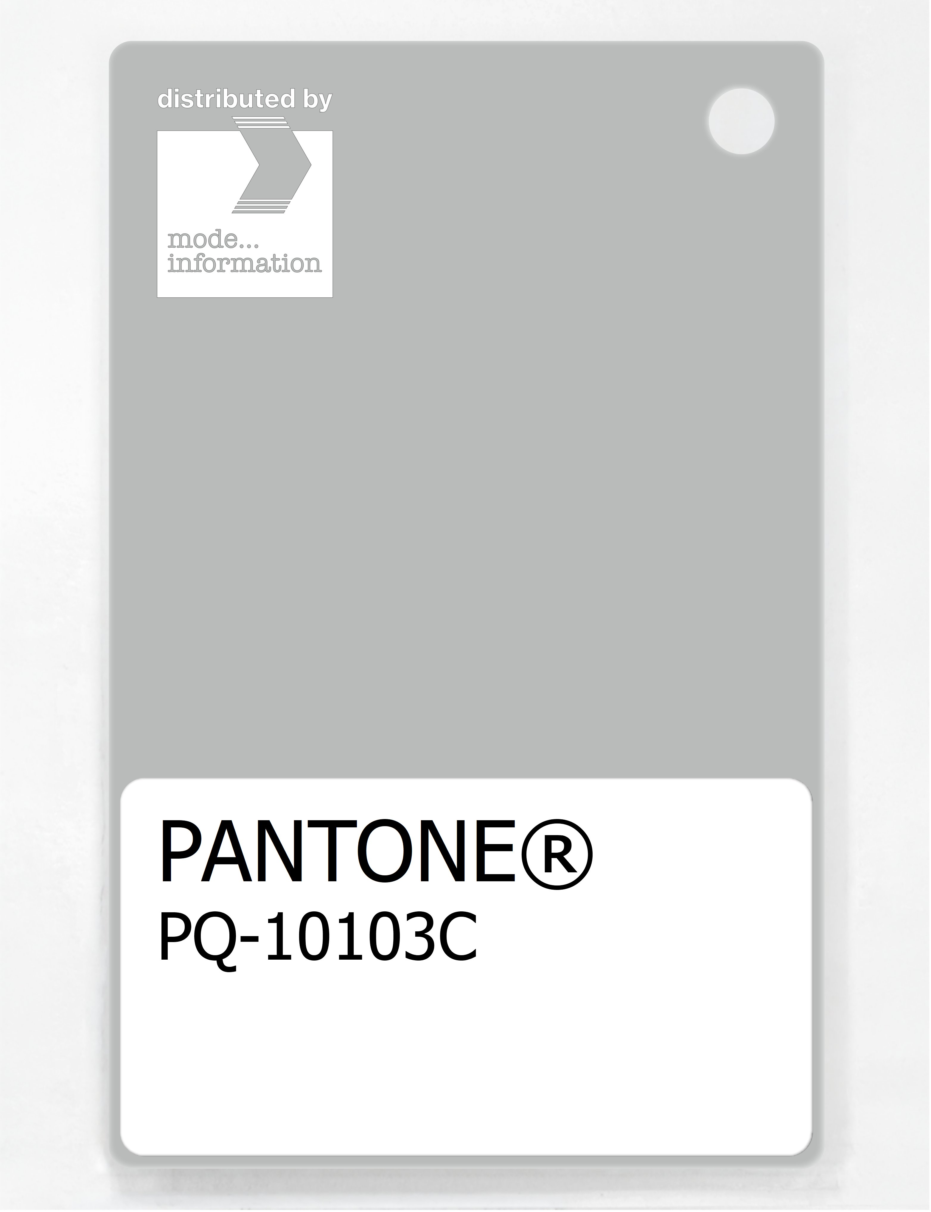Product image 1 of the product “PANTONE® PLASTIC STANDARD CHIP PQ 10103C ”