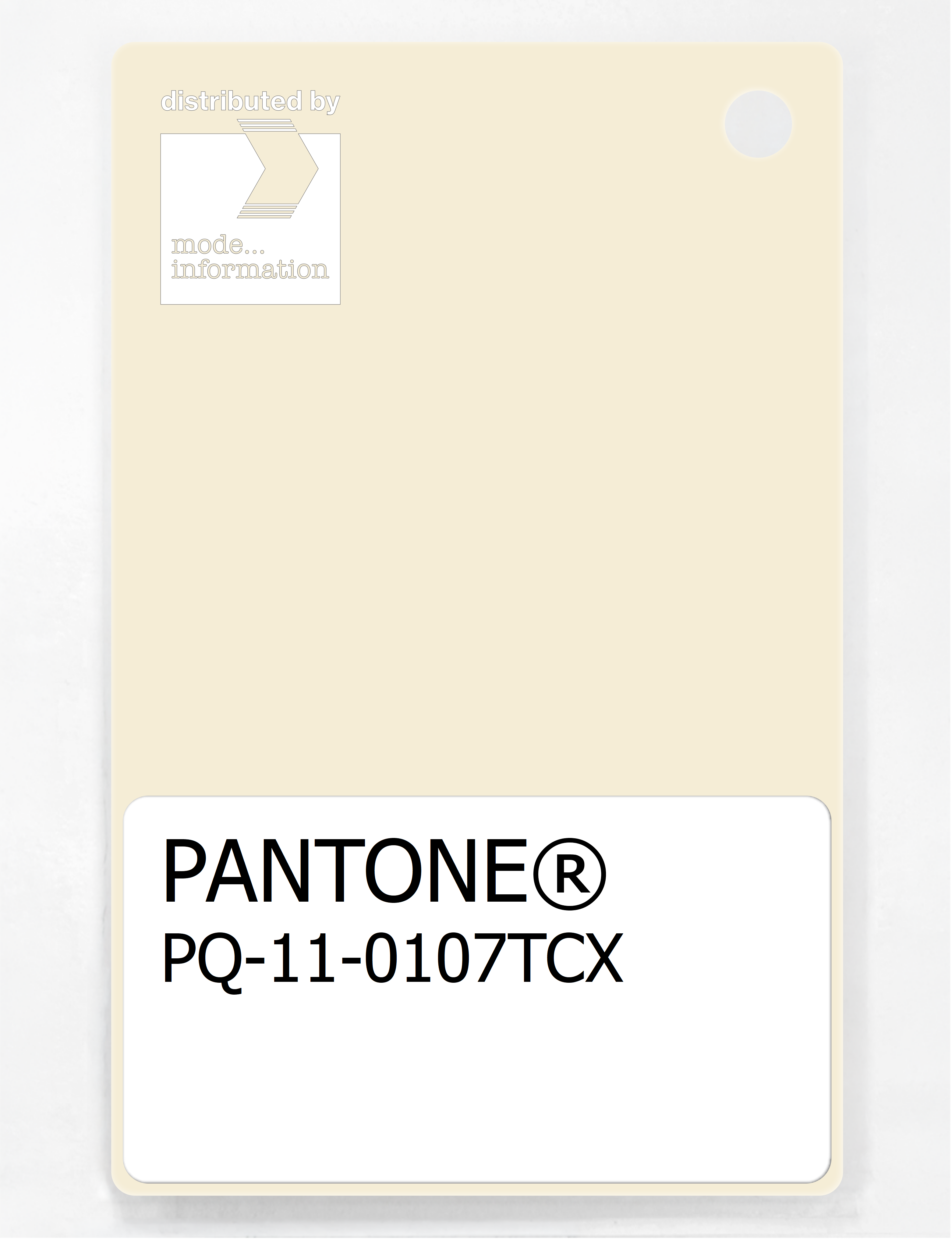 Artikelbild 1 des Artikels “PANTONE® PLASTIC STANDARD CHIP PQ 11-0107 TCX Papyrus “