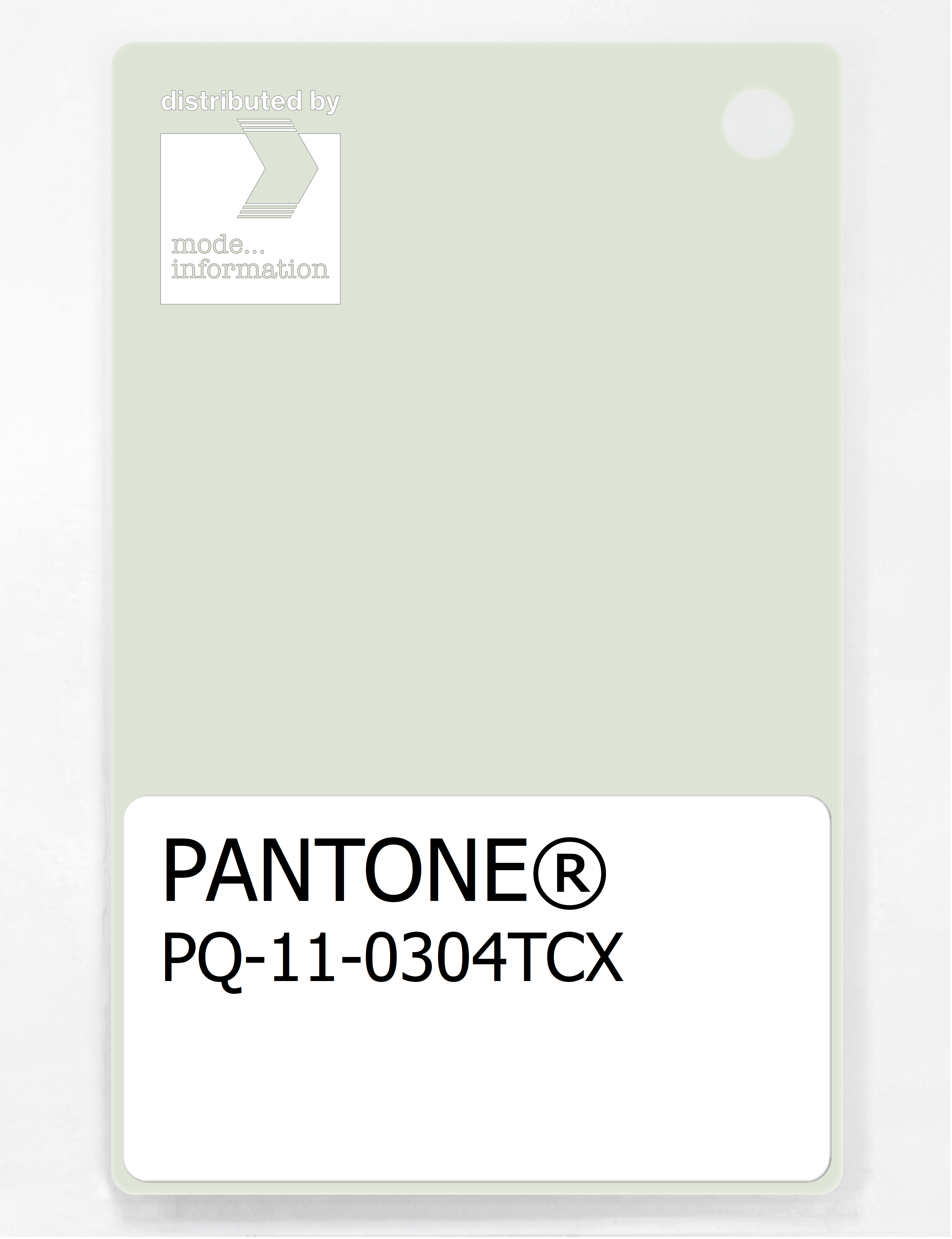 Artikelbild 1 des Artikels “PANTONE® PLASTIC STANDARD CHIP PQ 11-0304 TCX Water Lily “