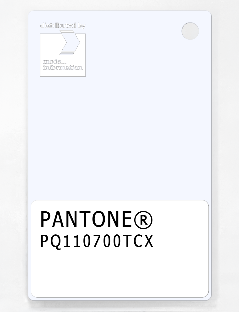 Product image 1 of the product “PANTONE Plastic Standard Chip PQ 11- 0700 TCX Lucent White ”