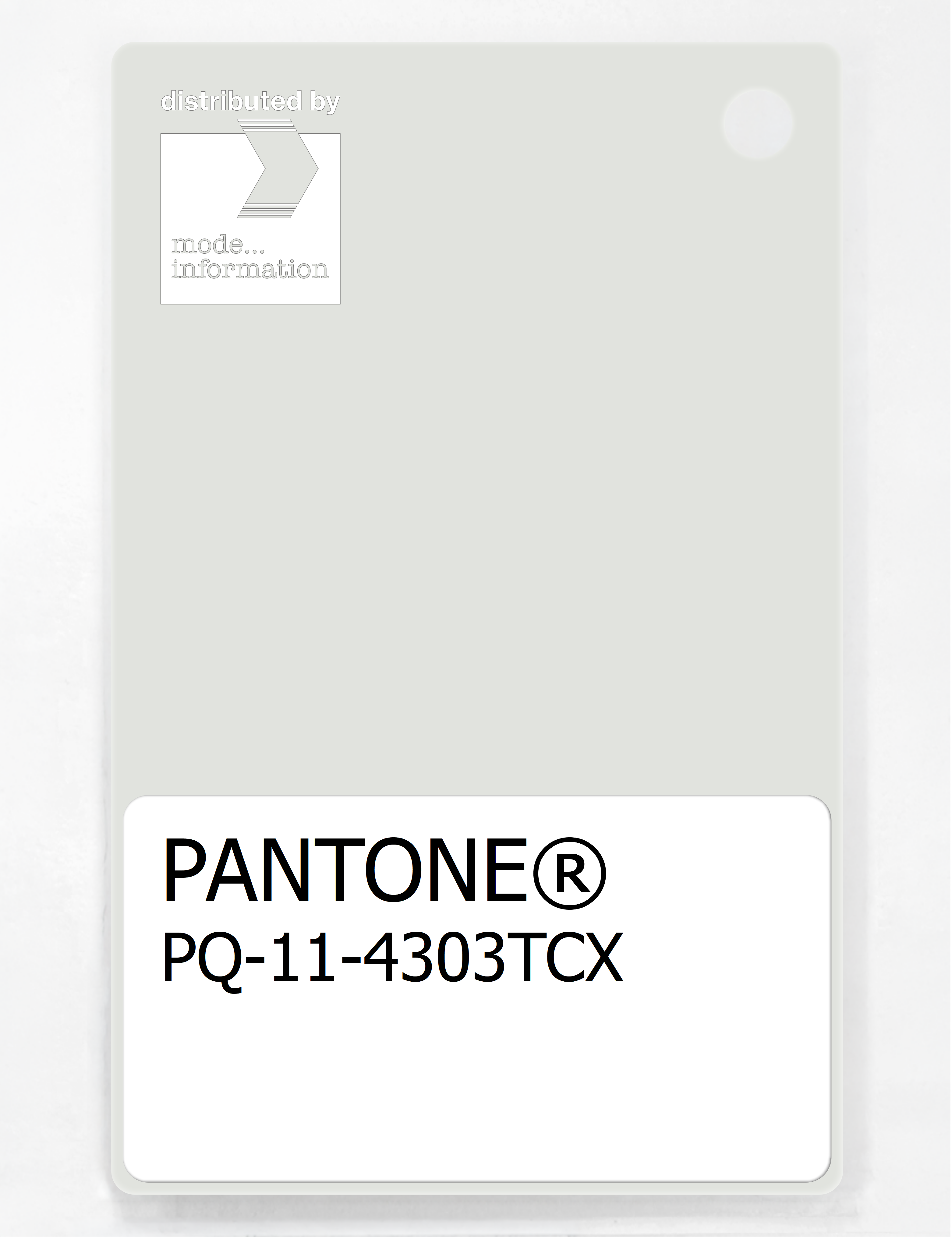 Product image 1 of the product “PANTONE® PLASTIC STANDARD CHIP PQ 11-4303 TCX Mystic Blue ”