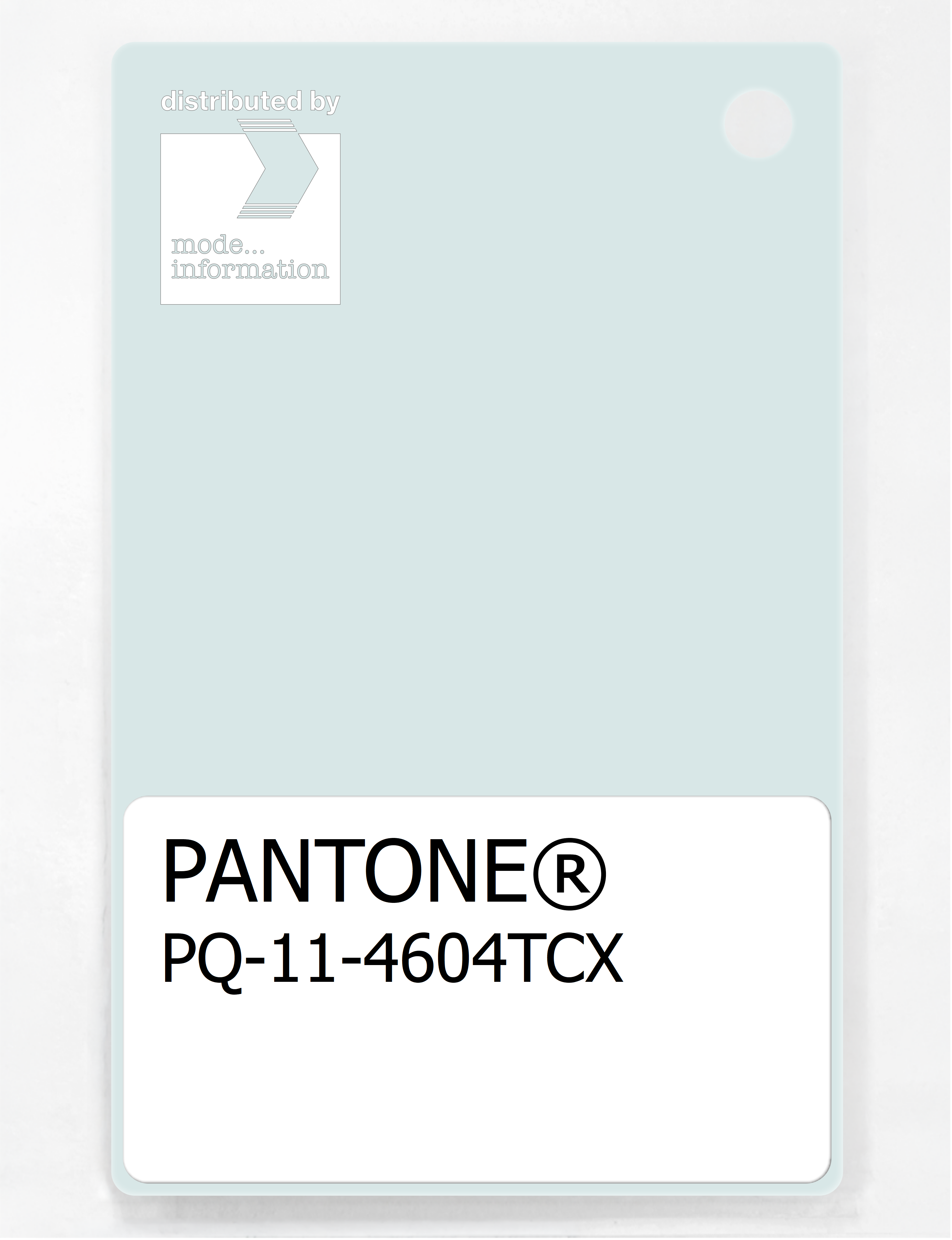 Artikelbild 1 des Artikels “PANTONE® PLASTIC STANDARD CHIP PQ 11-4604 TCX Billowing Sail “