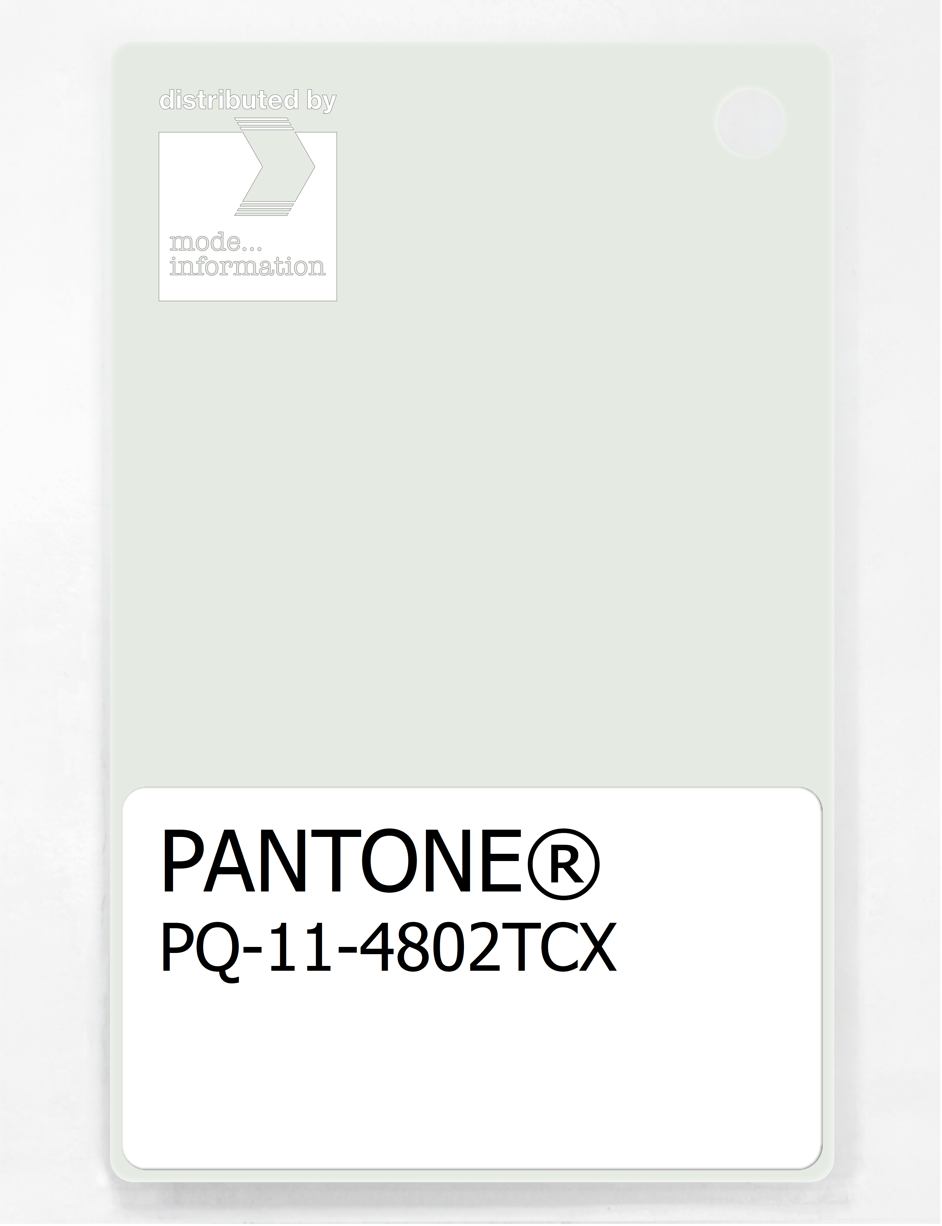 Product image 1 of the product “PANTONE® PLASTIC STANDARD CHIP PQ 11-4802 TCX Summer Shower ”