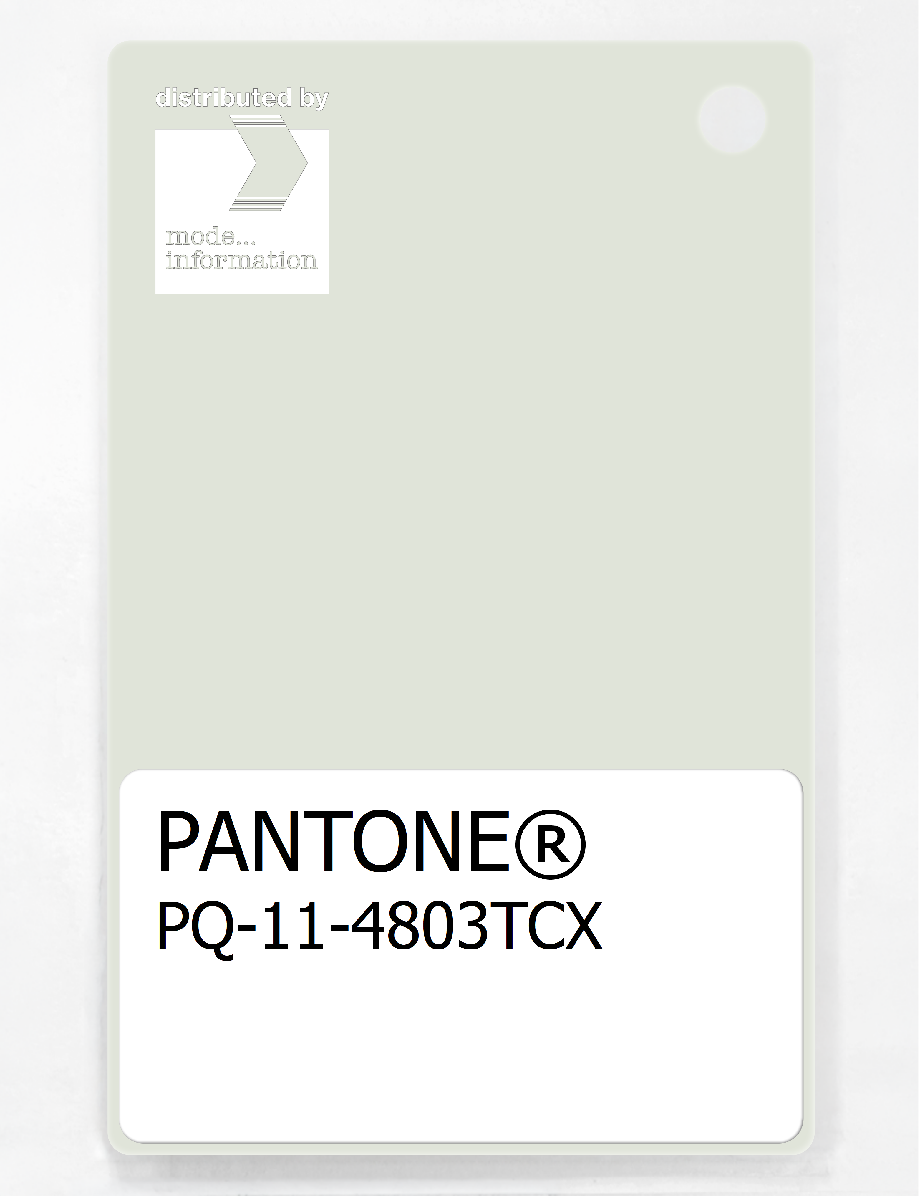 Artikelbild 1 des Artikels “PANTONE® PLASTIC STANDARD CHIP PQ 11-4803 TCX Ice “