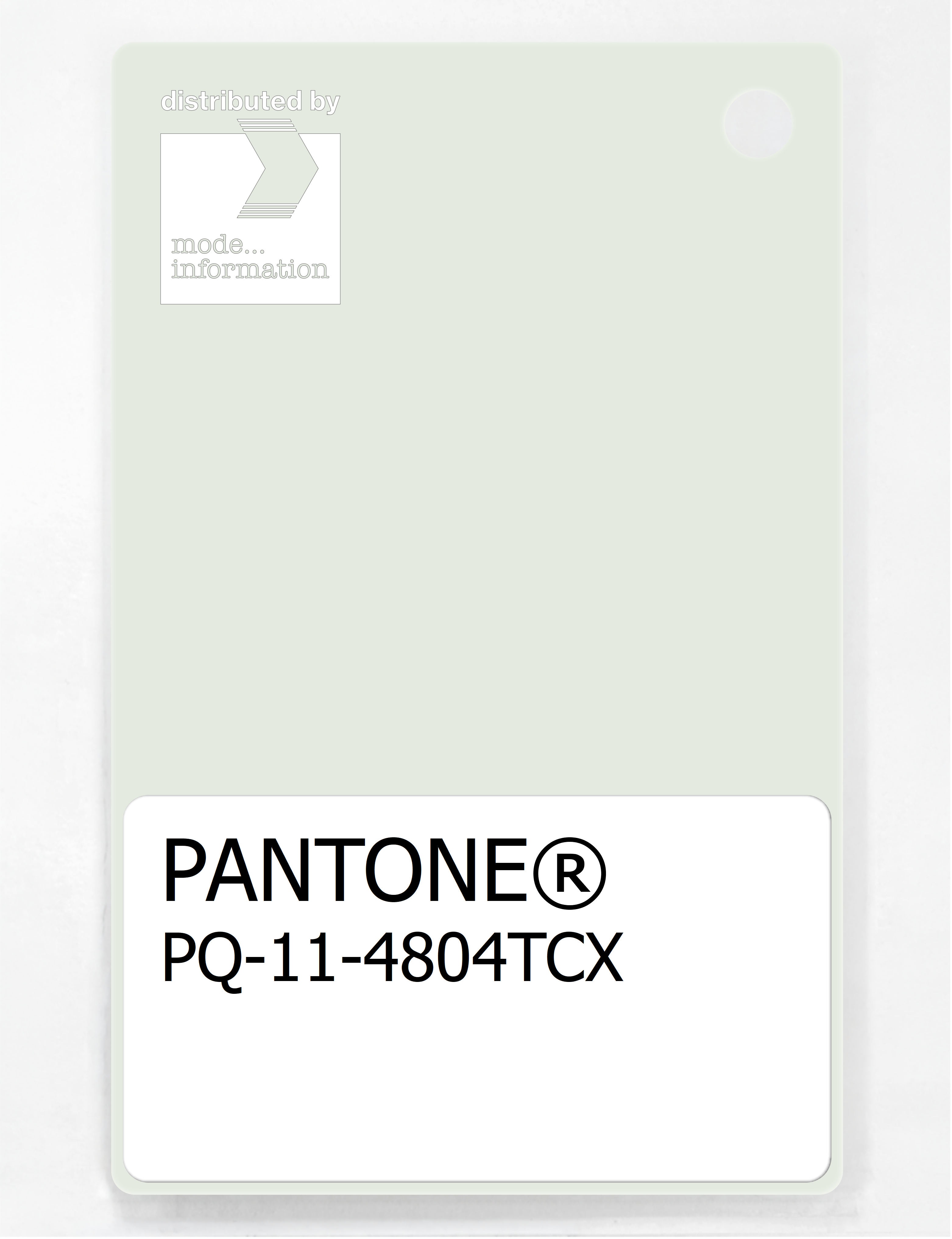 Artikelbild 1 des Artikels “PANTONE® PLASTIC STANDARD CHIP PQ 11-4804 TCX Lightest Sky “