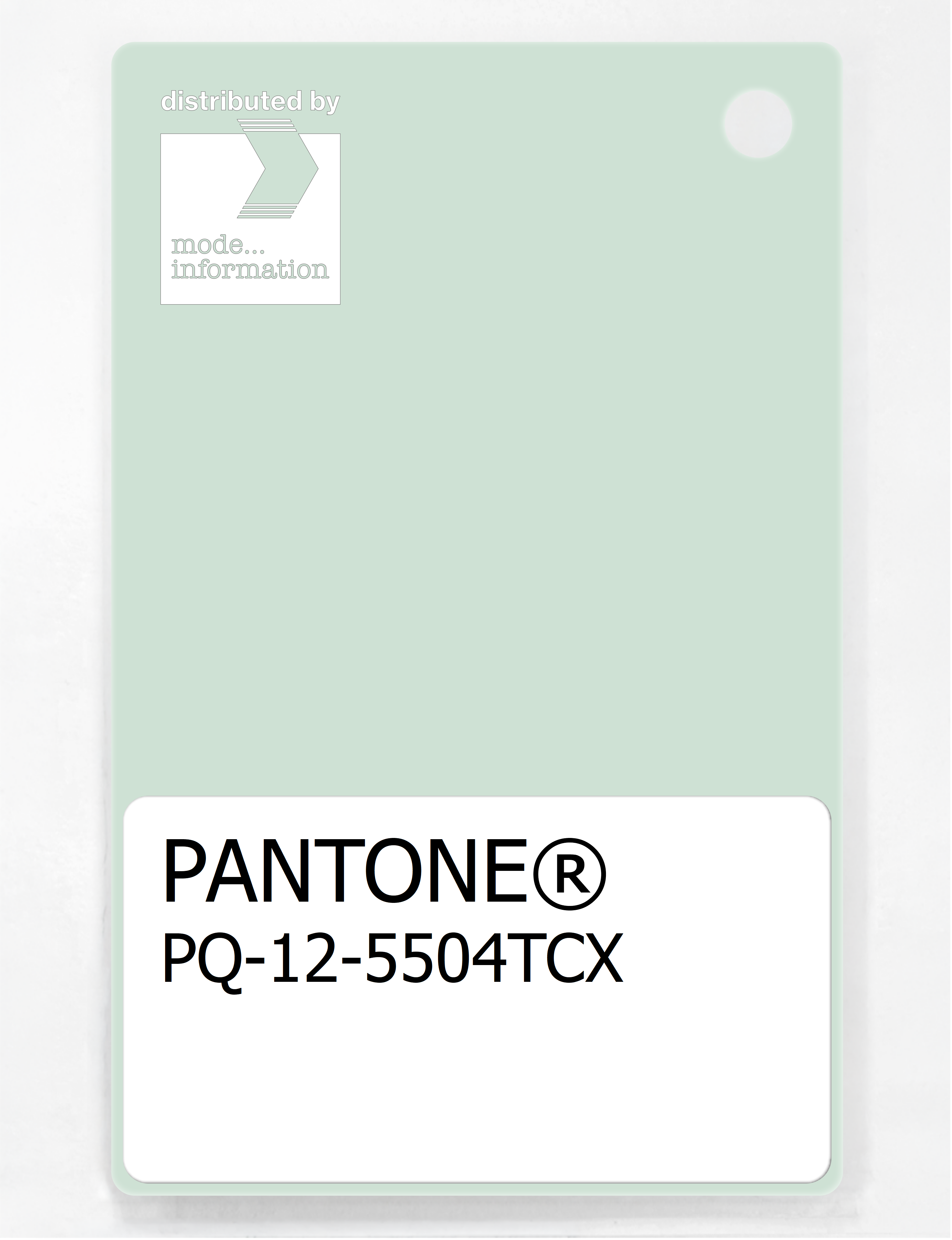 Artikelbild 1 des Artikels “PANTONE® PLASTIC STANDARD CHIP PQ 12-5504 TCX Clearly Aqua “