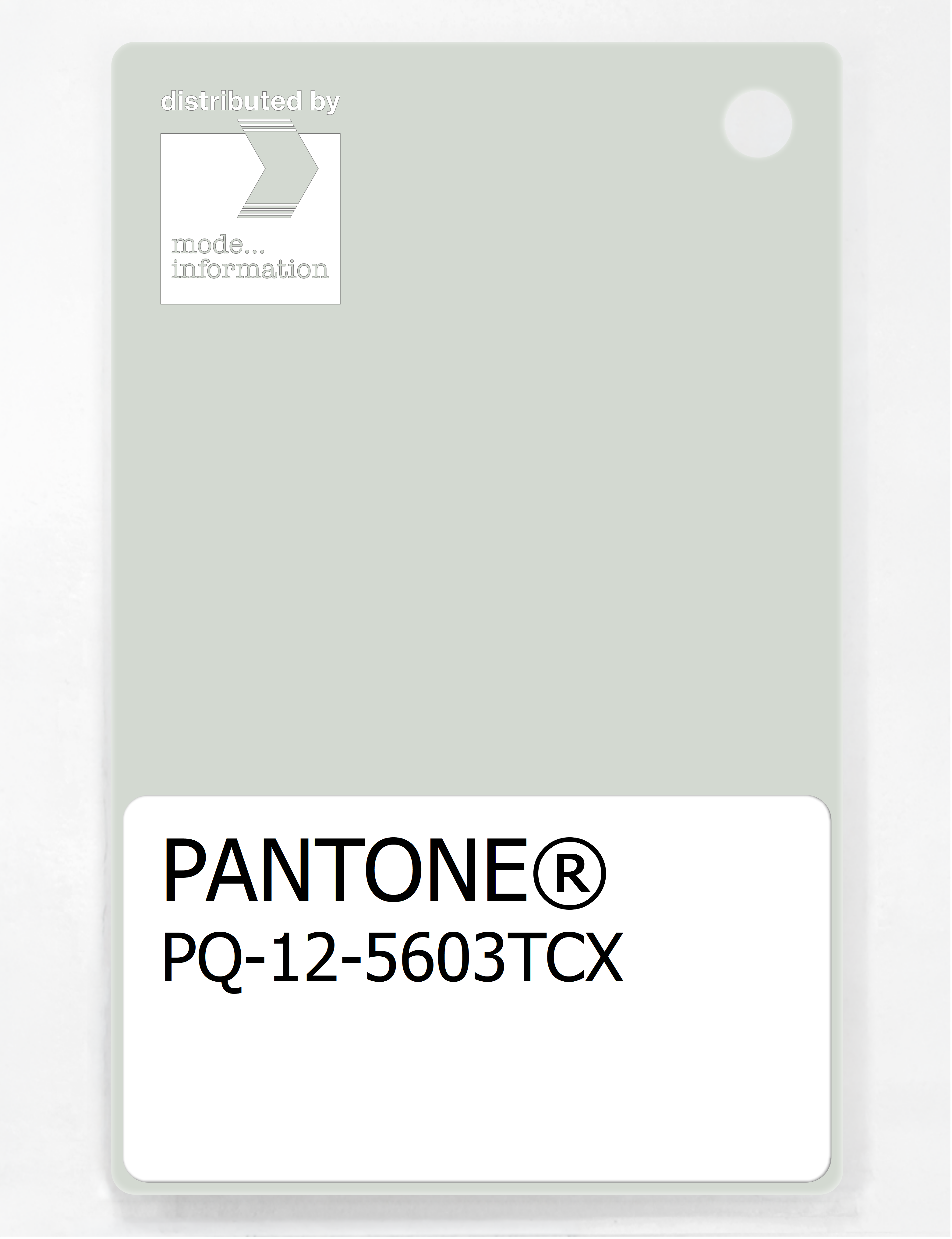 Product image 1 of the product “PANTONE® PLASTIC STANDARD CHIP PQ 12-5603 TCX Zephyr Blue ”