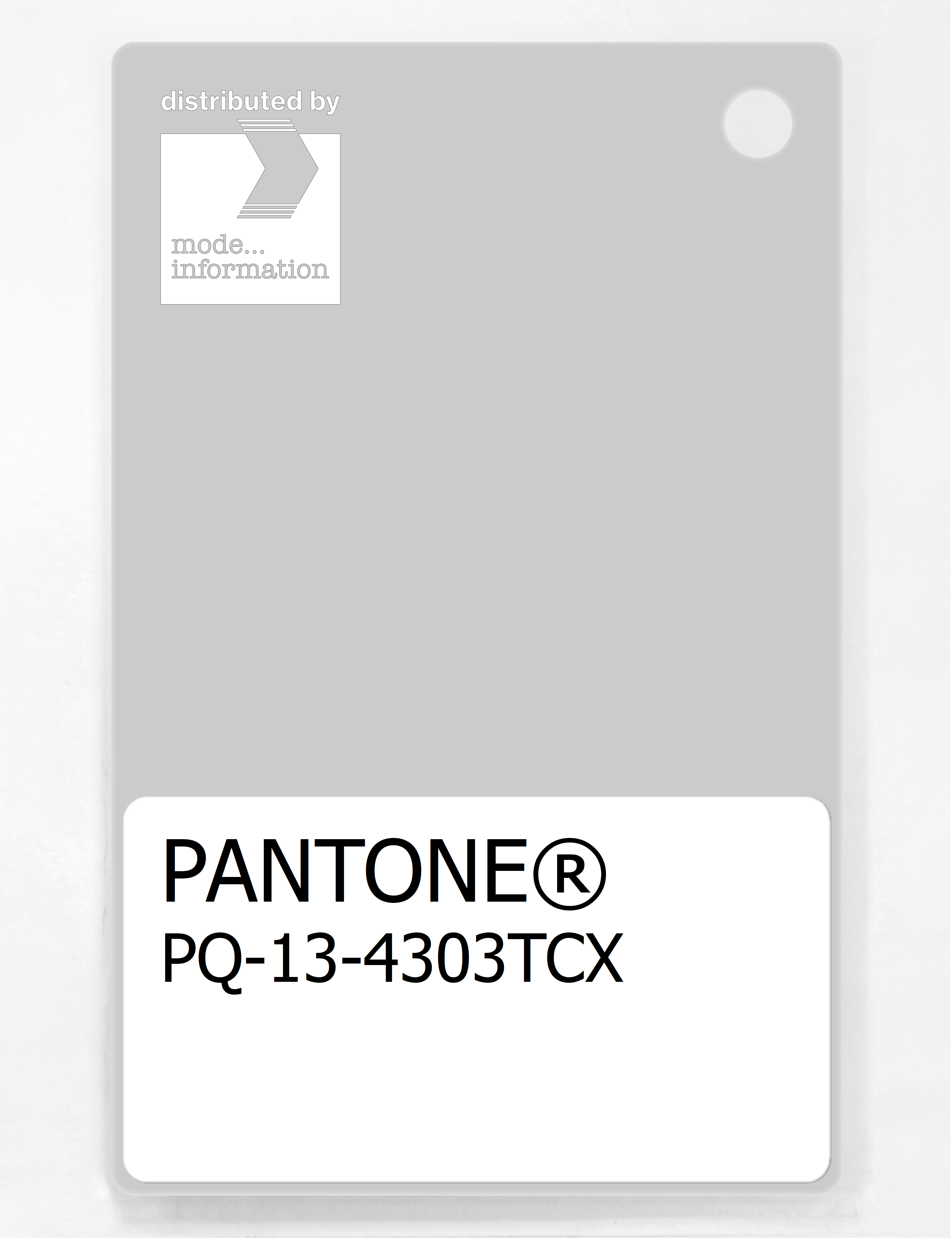 Product image 1 of the product “PANTONE® PLASTIC STANDARD CHIP PQ 13-4303 TCX Dawn Blue ”