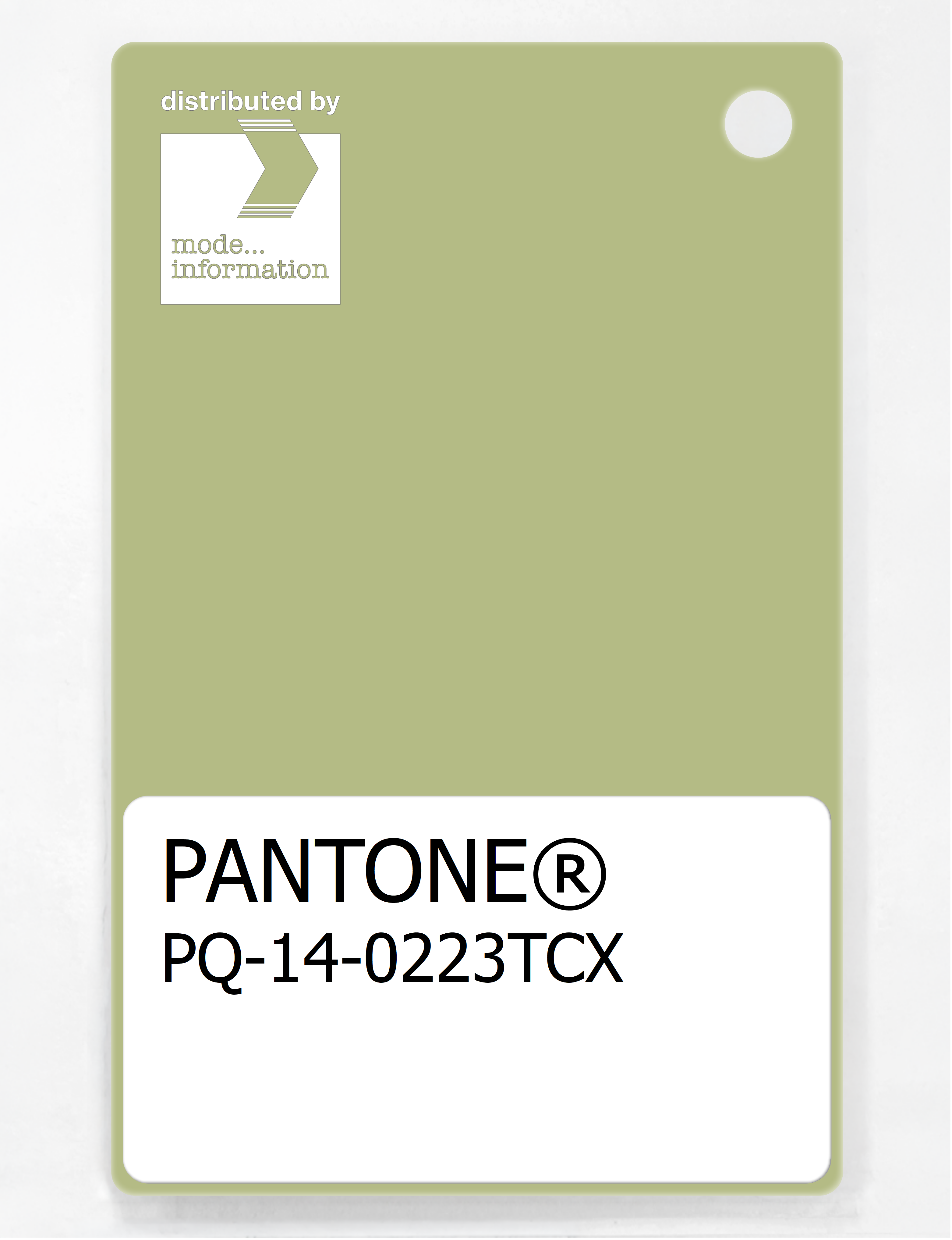 Artikelbild 1 des Artikels “PANTONE® PLASTIC STANDARD CHIP PQ 14-0223 TCX Nile “