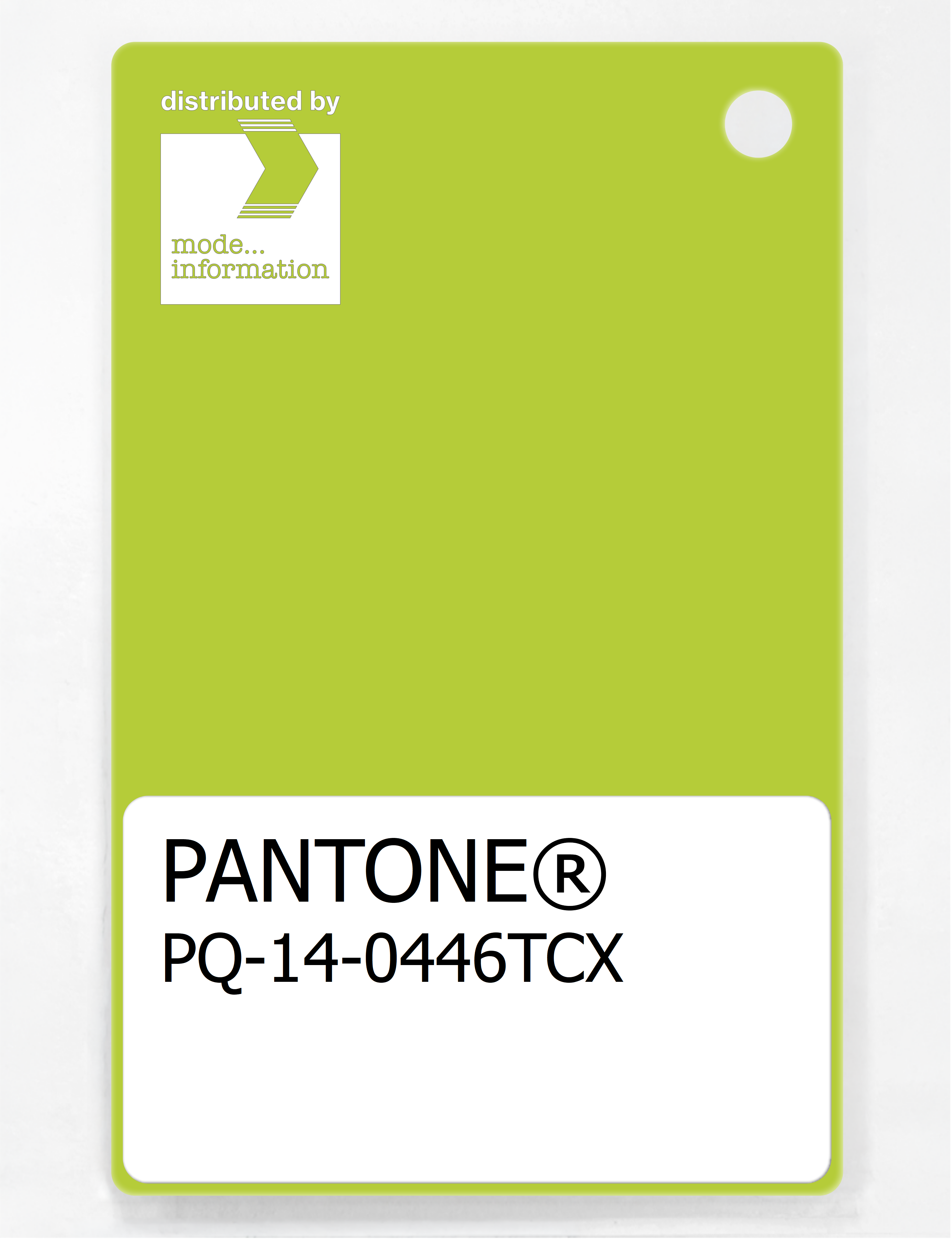 Artikelbild 1 des Artikels “PANTONE® PLASTIC STANDARD CHIP PQ 14-0446 TCX Tender Shoots “