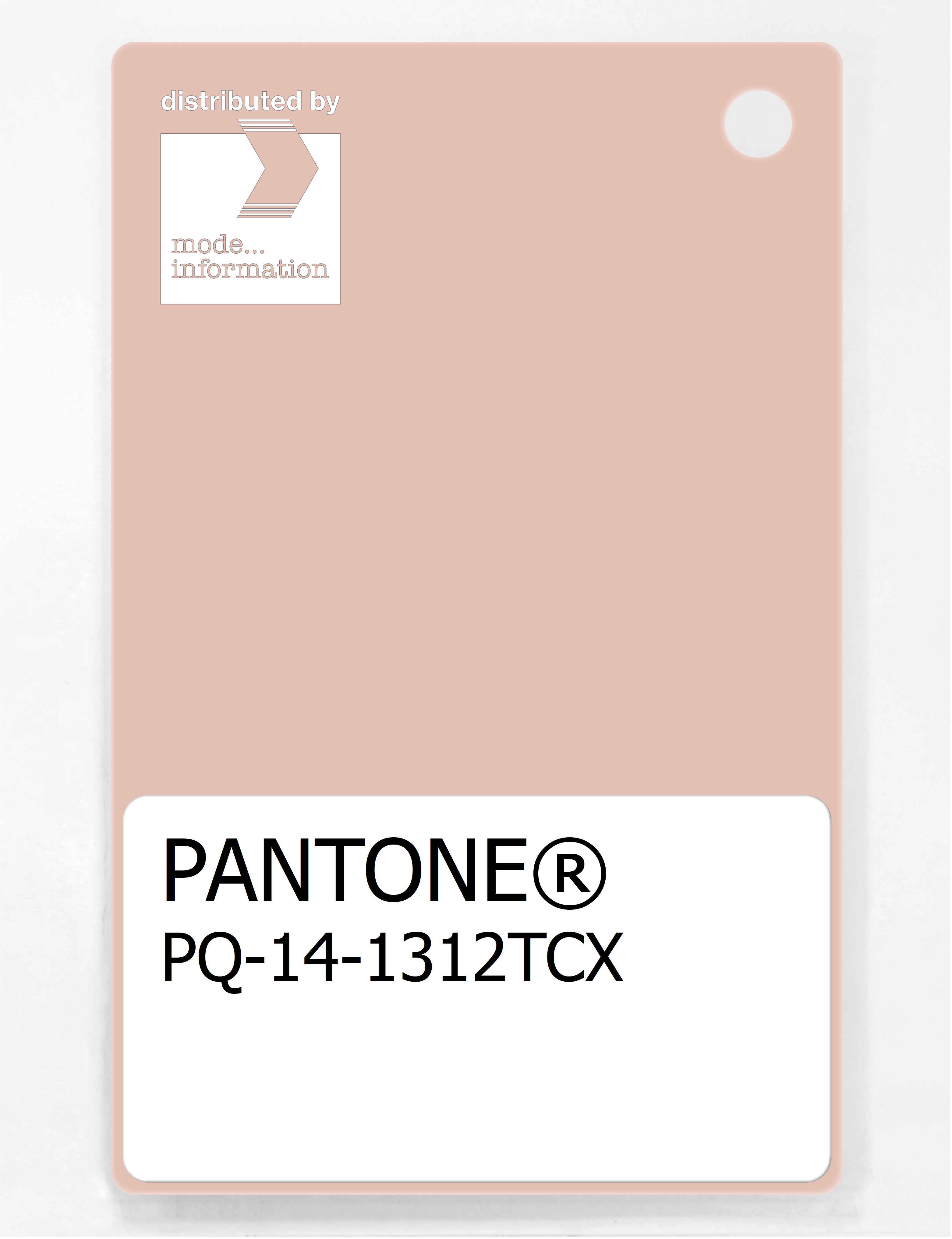 Artikelbild 1 des Artikels “PANTONE® PLASTIC STANDARD CHIP PQ 14-1312 TCX Peach Powder “