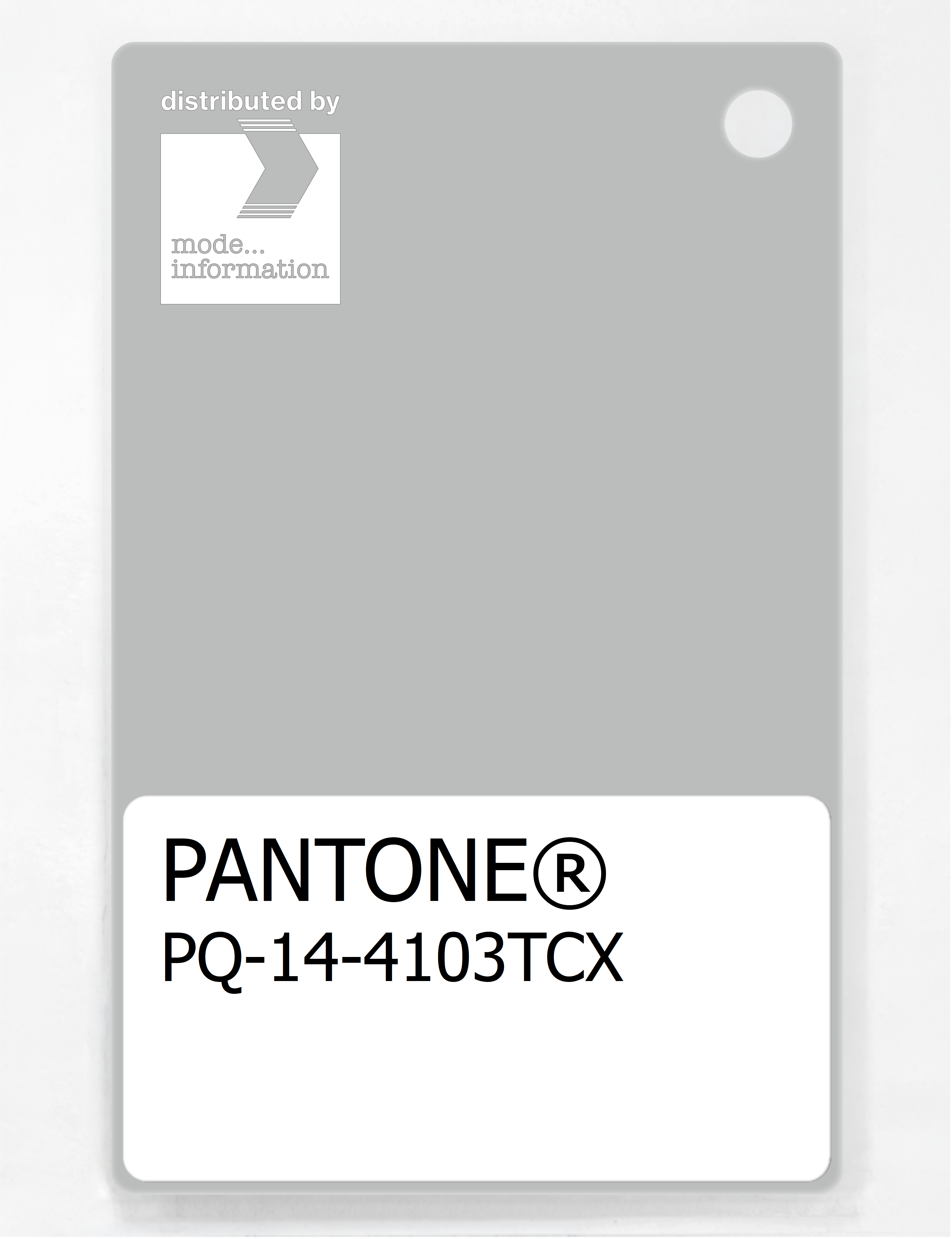 Product image 1 of the product “PANTONE® PLASTIC STANDARD CHIP PQ 14-4103 TCX Gray Violet ”