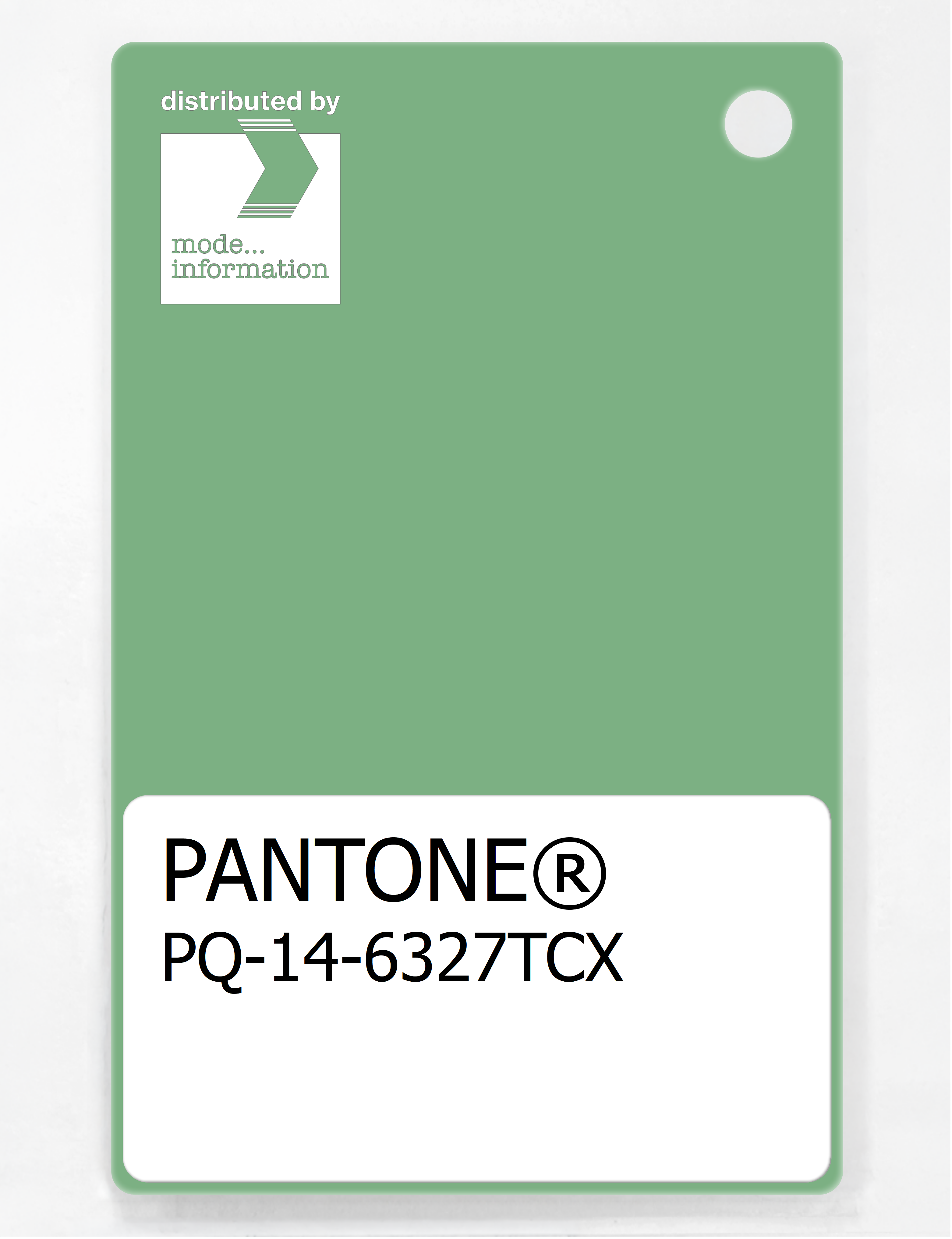 Artikelbild 1 des Artikels “PANTONE® PLASTIC STANDARD CHIP PQ 14-6327 TCX Zephyr Green “